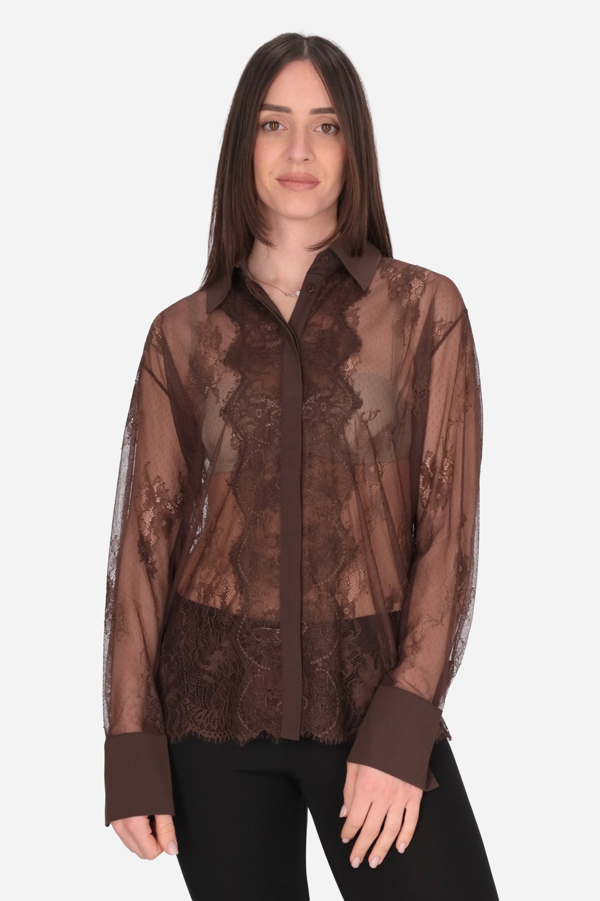 MARRONE | BLUGIRL - D RA6155J3901 Camicia