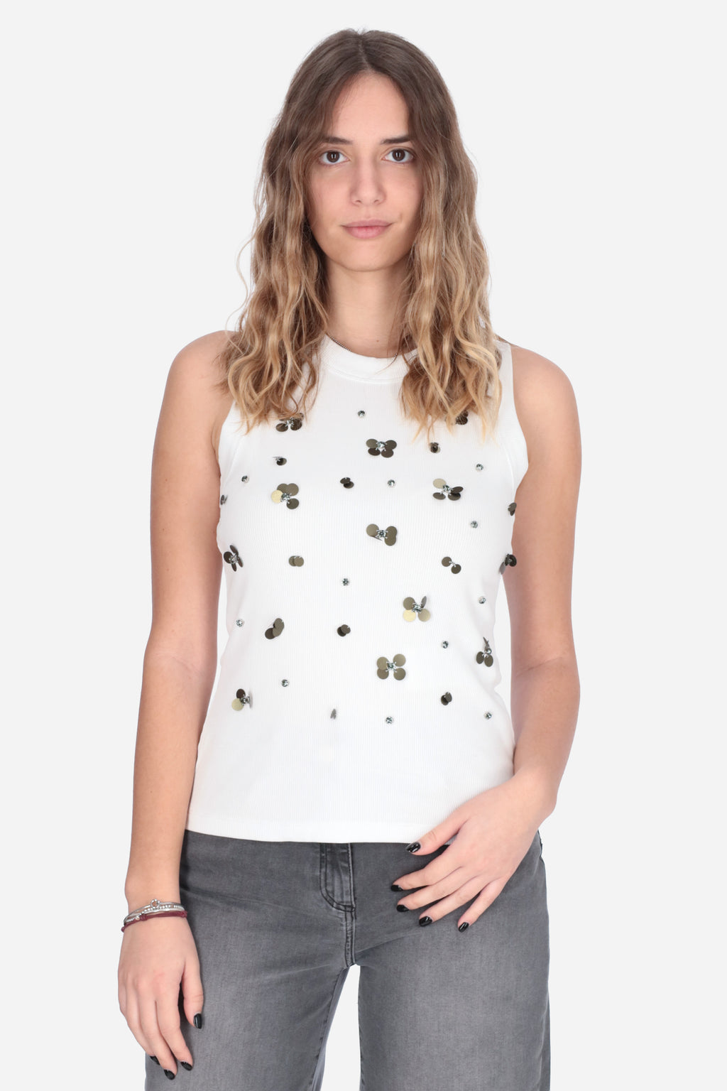 BIANCO | LIU JO - D WA6490J4822 Canotta