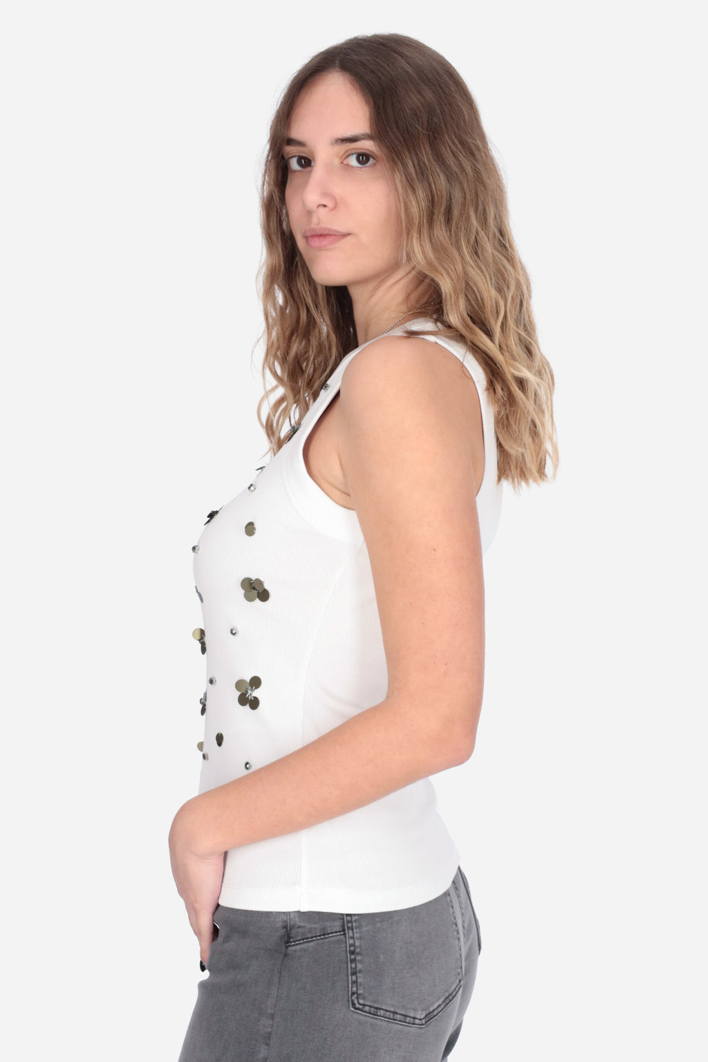 BIANCO | LIU JO - D WA6490J4822 Canotta