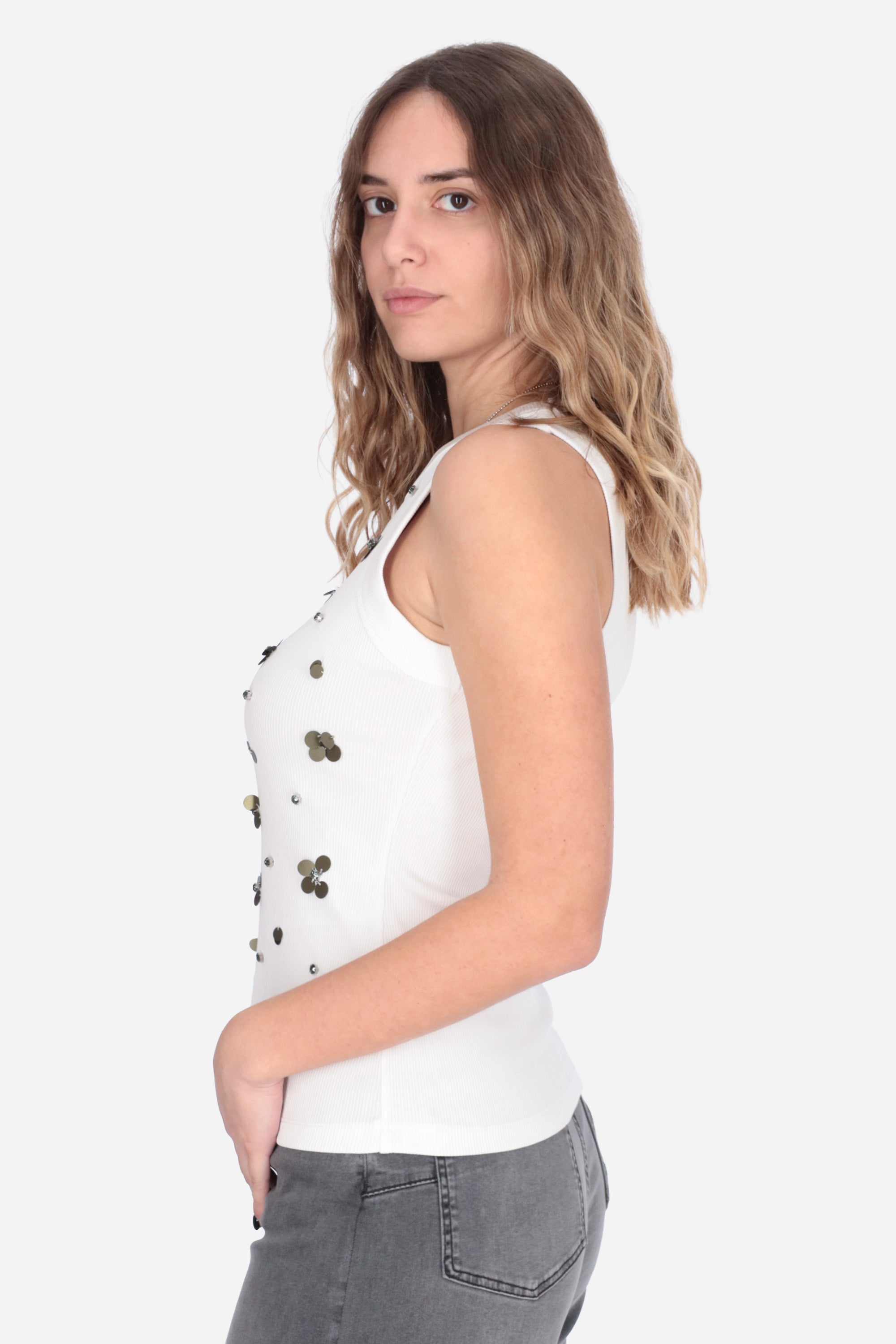 BIANCO | LIU JO - D WA6490J4822 Canotta