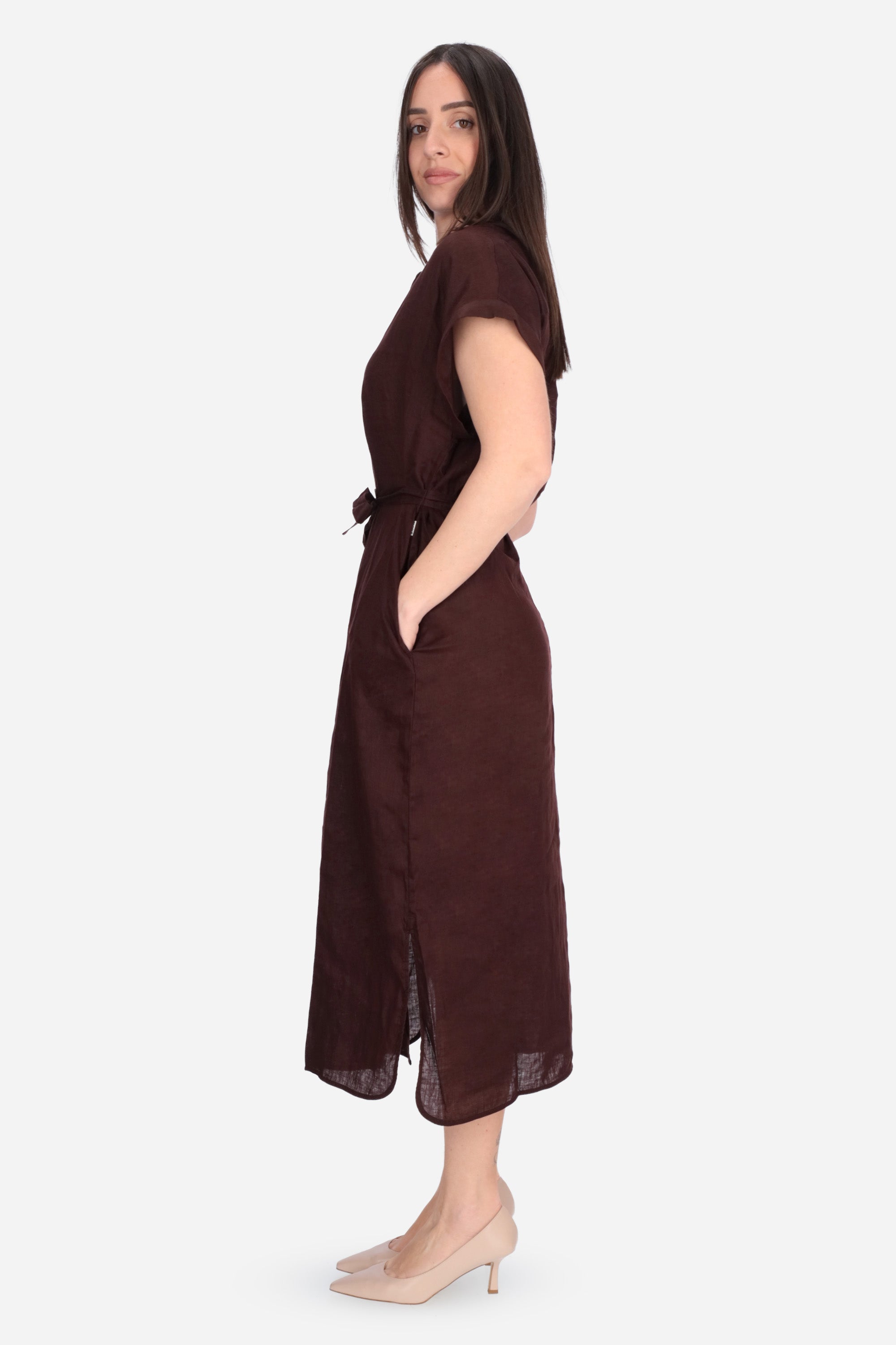 MARRONE | ECOALF - D AMATI0710 Abito