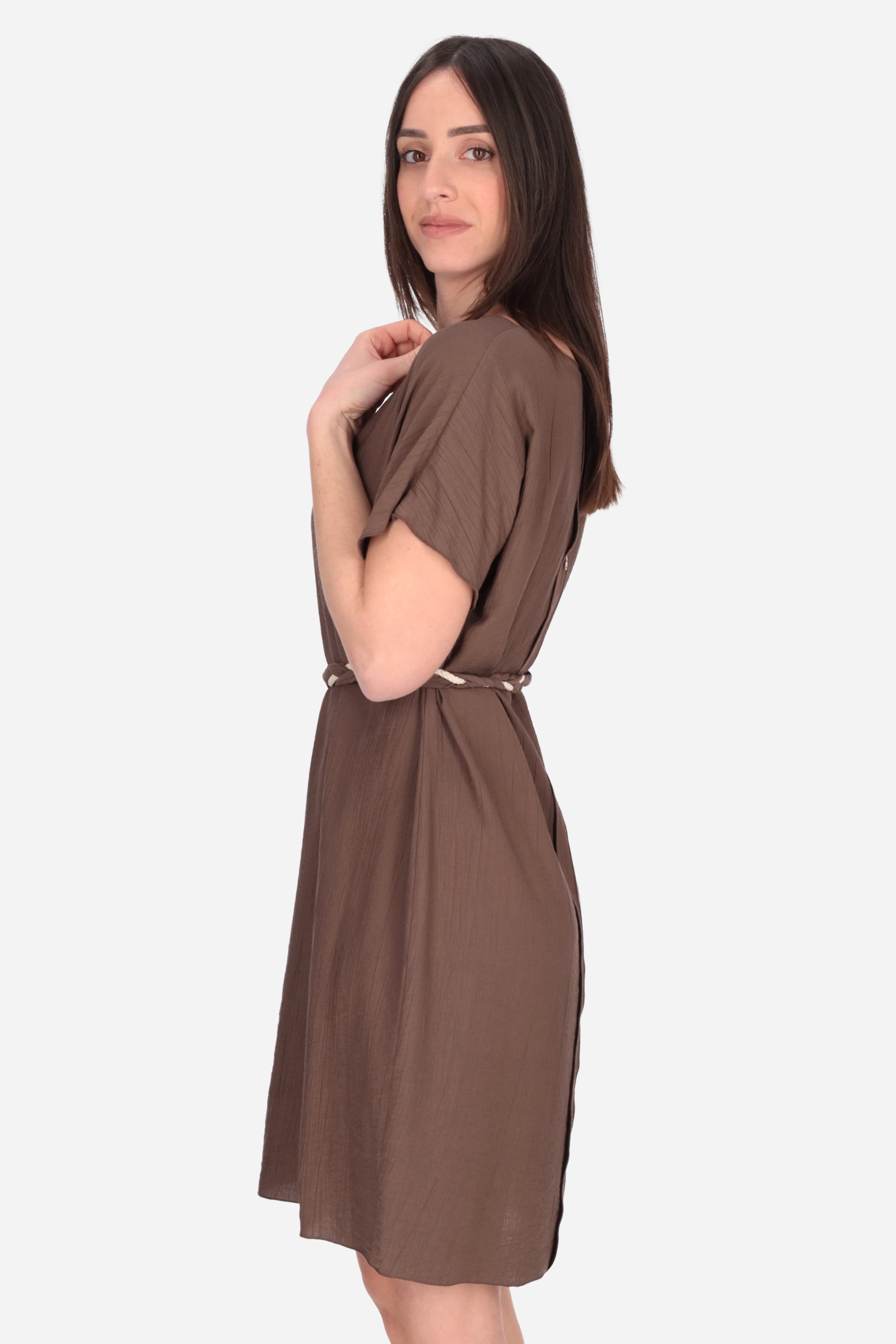 MARRONE | LE SARTE DEL SOLE - D A3866 Abito