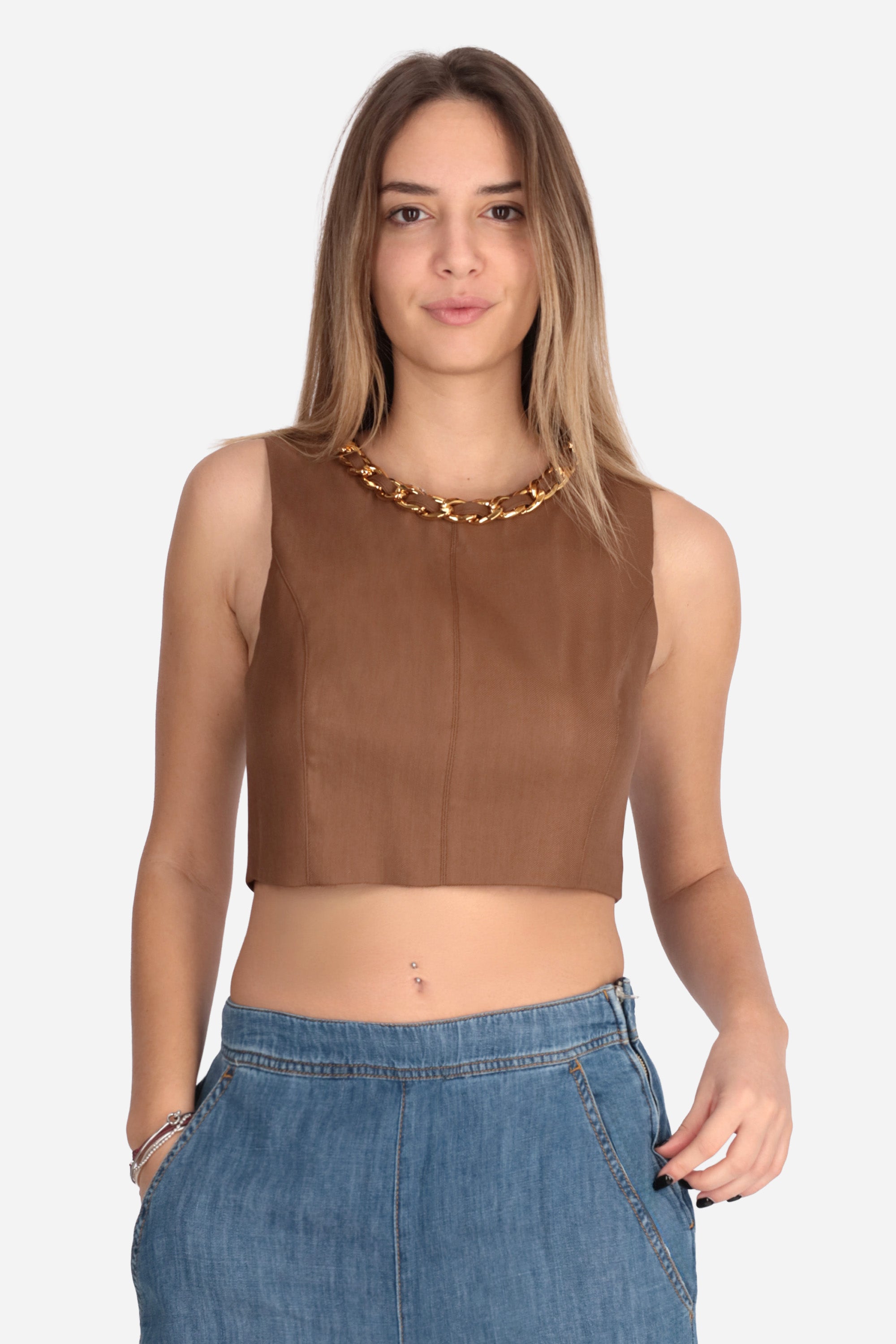 MARRONE | ELISABETTA FRANCHI - D TO06062E2 Top