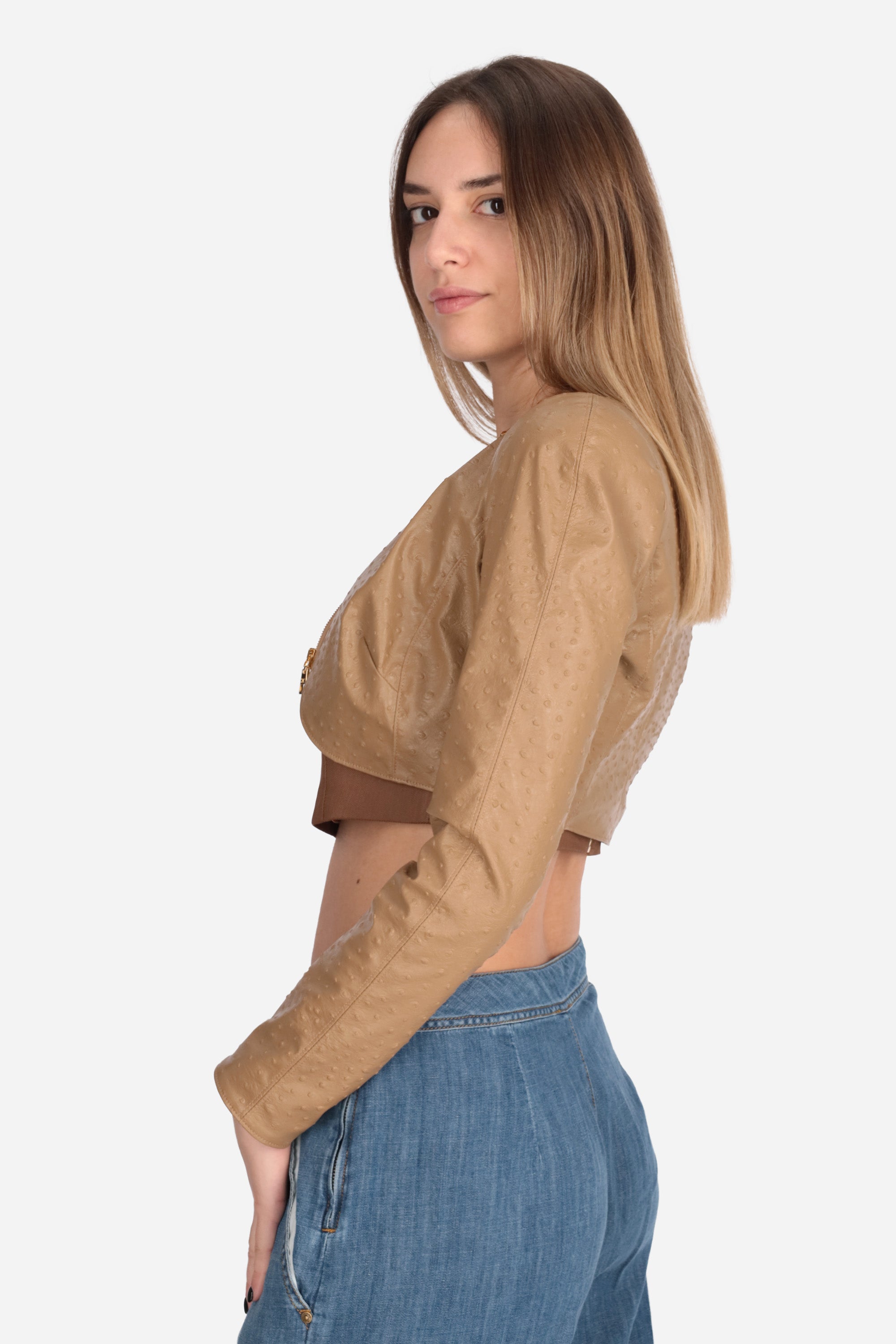 BEIGE | ELISABETTA FRANCHI - D GI24062E2 Giubbino