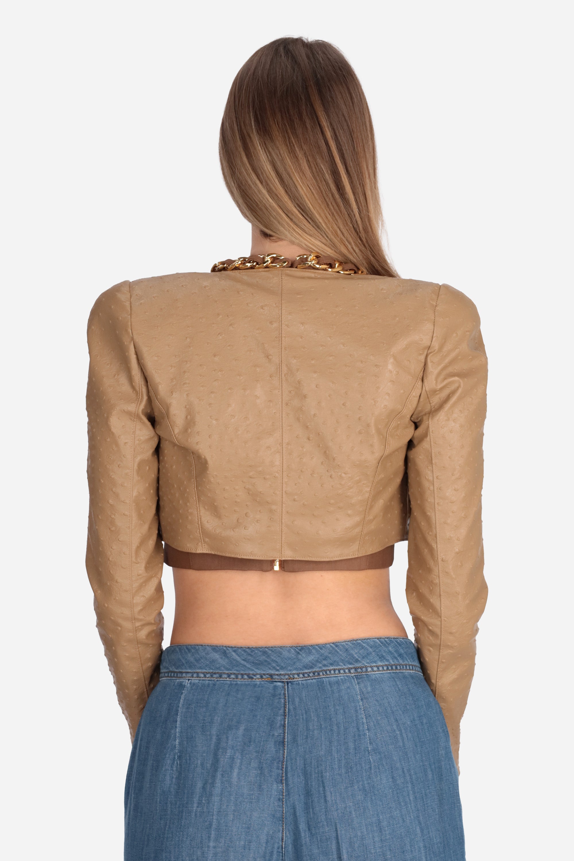 BEIGE | ELISABETTA FRANCHI - D GI24062E2 Giubbino