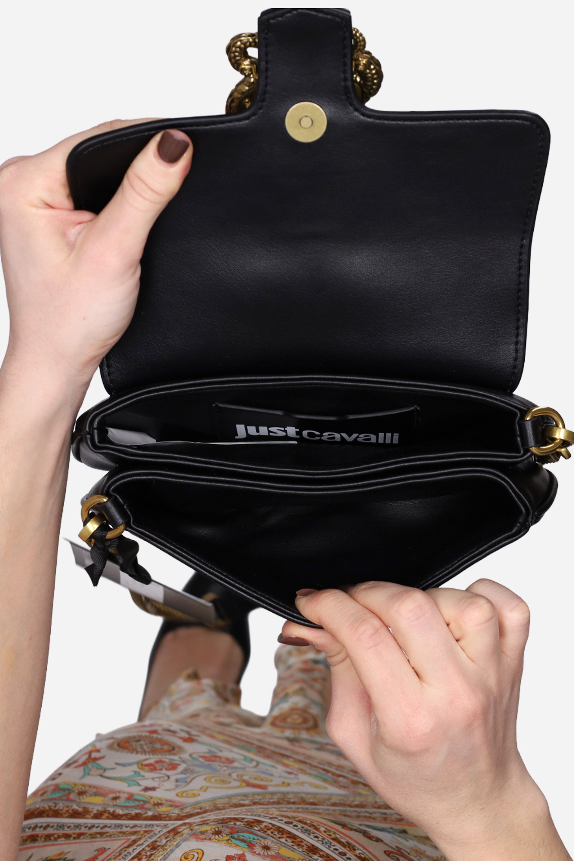 NERO | JUST CAVALLI - D 80RA4BA7ZSA89 Borsa