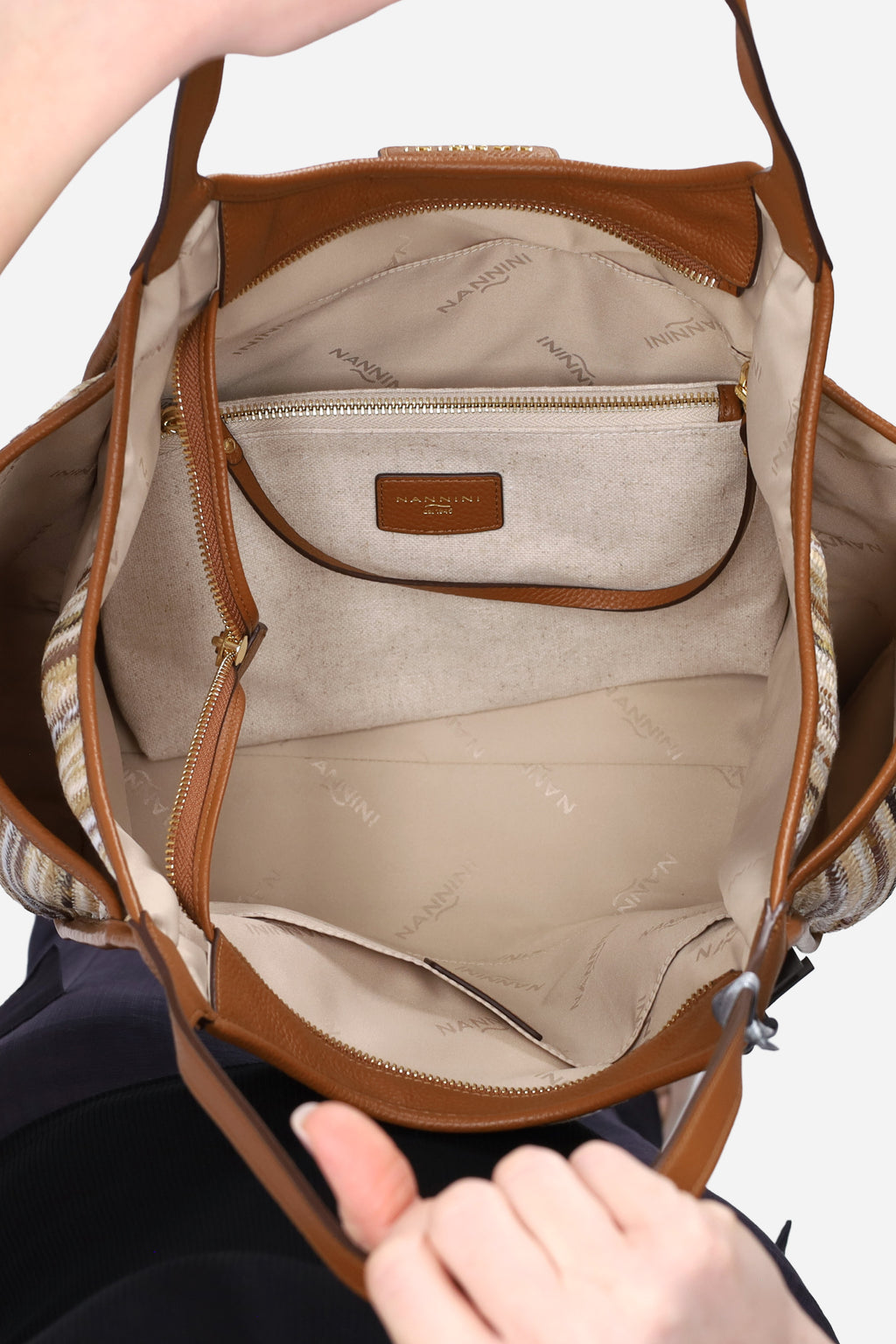 CUOIO | NANNINI BORSE - D 19400-2 Borsa