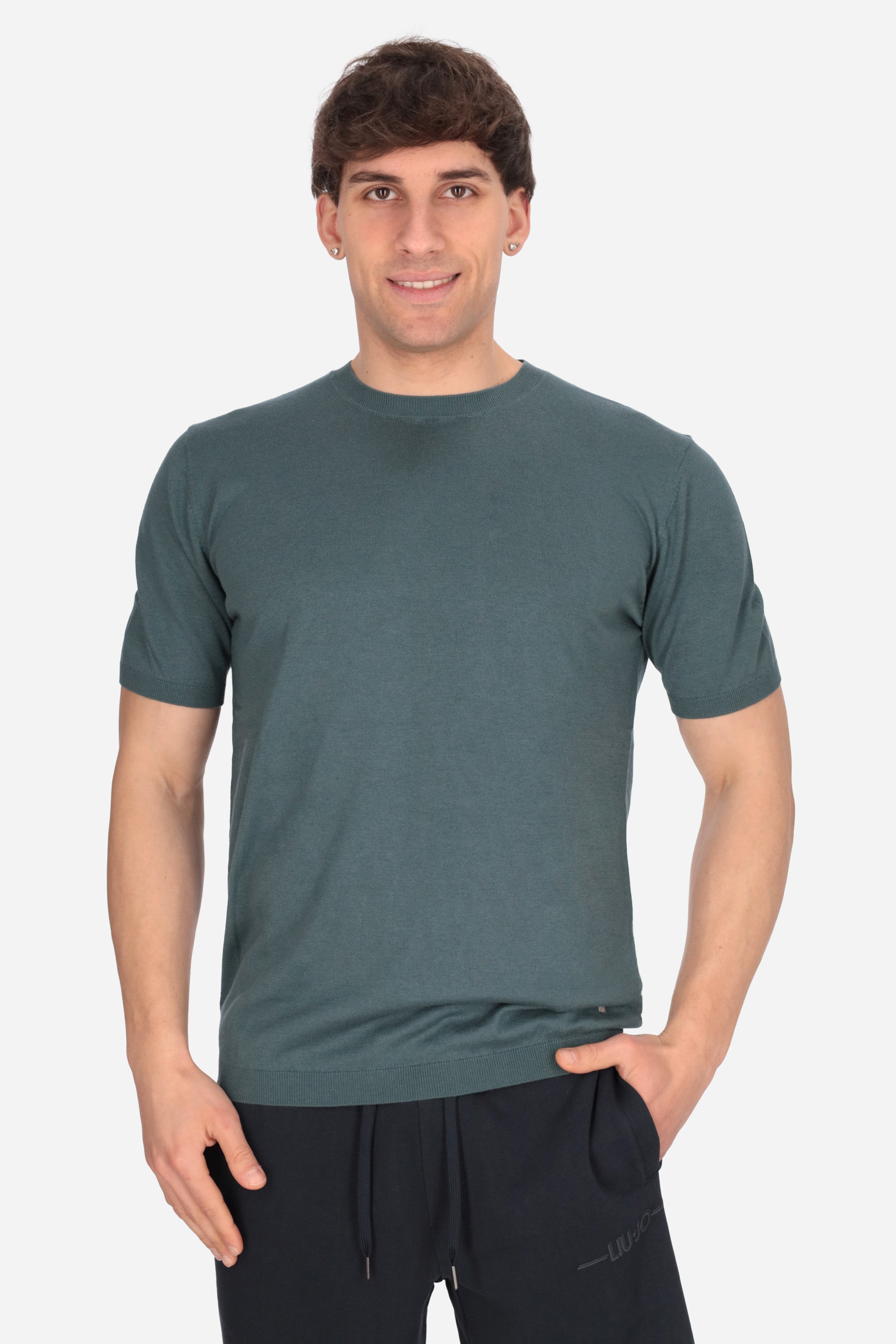 PETROLIO | LIU JO UOMO - U QA6072MA19R Maglia