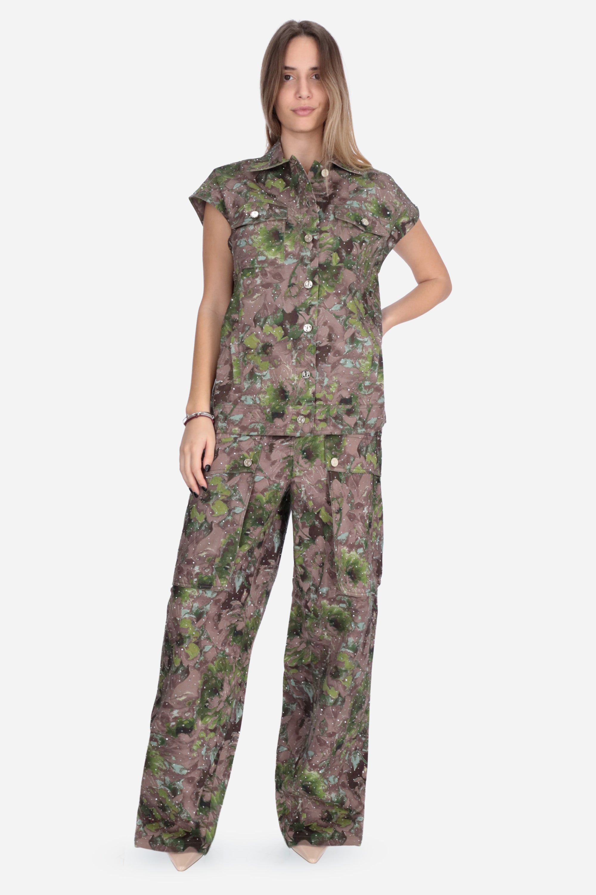 CAMOUFLAGE | LIU JO - D WA6125T433A Pantalone