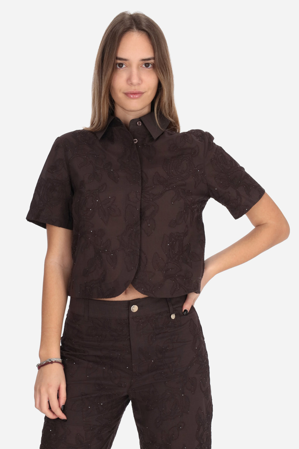 MARRONE | LIU JO - D WA6508T472A Camicia
