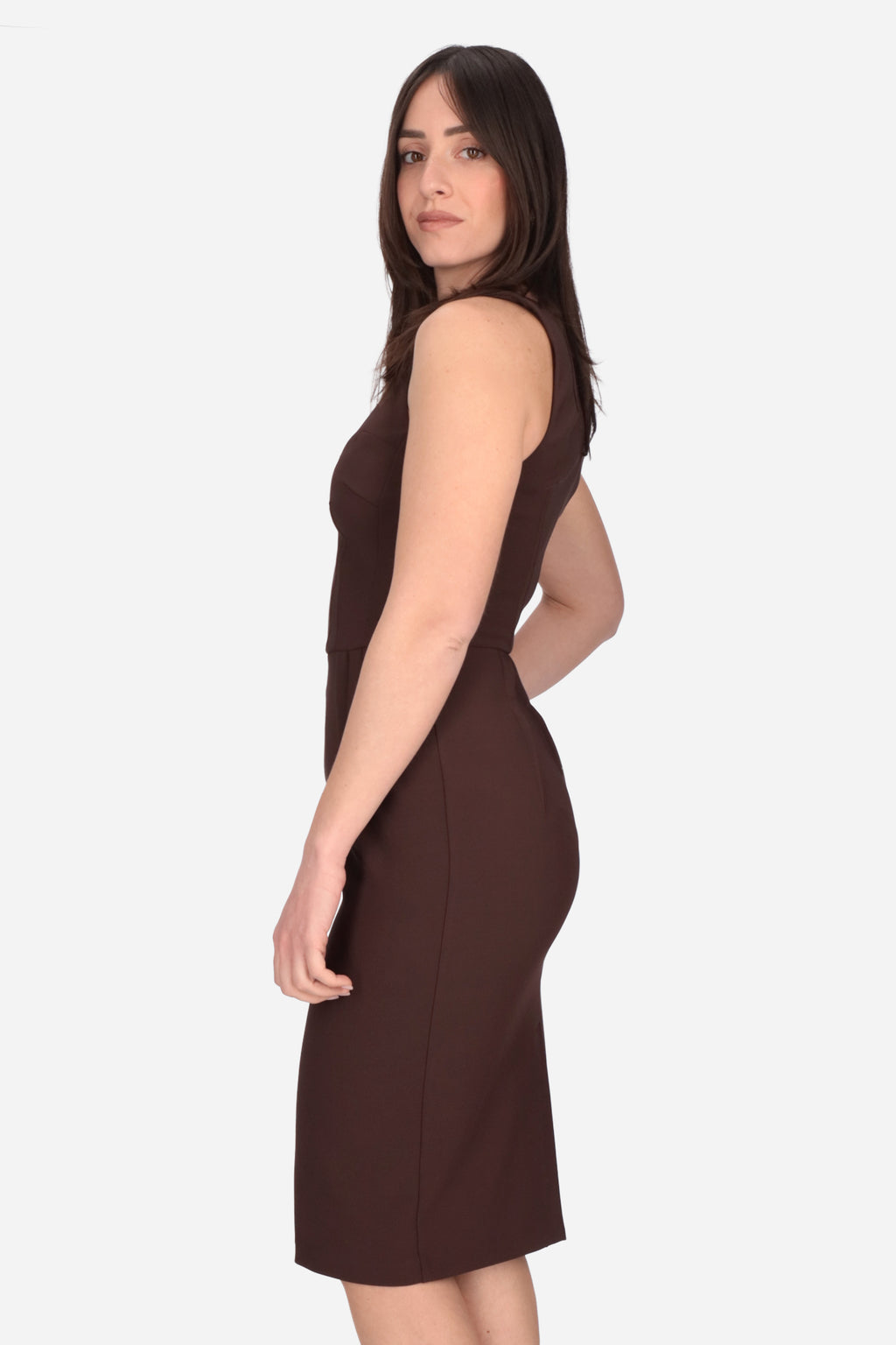 MARRONE | ELISABETTA FRANCHI - D AB94162E2 Abito
