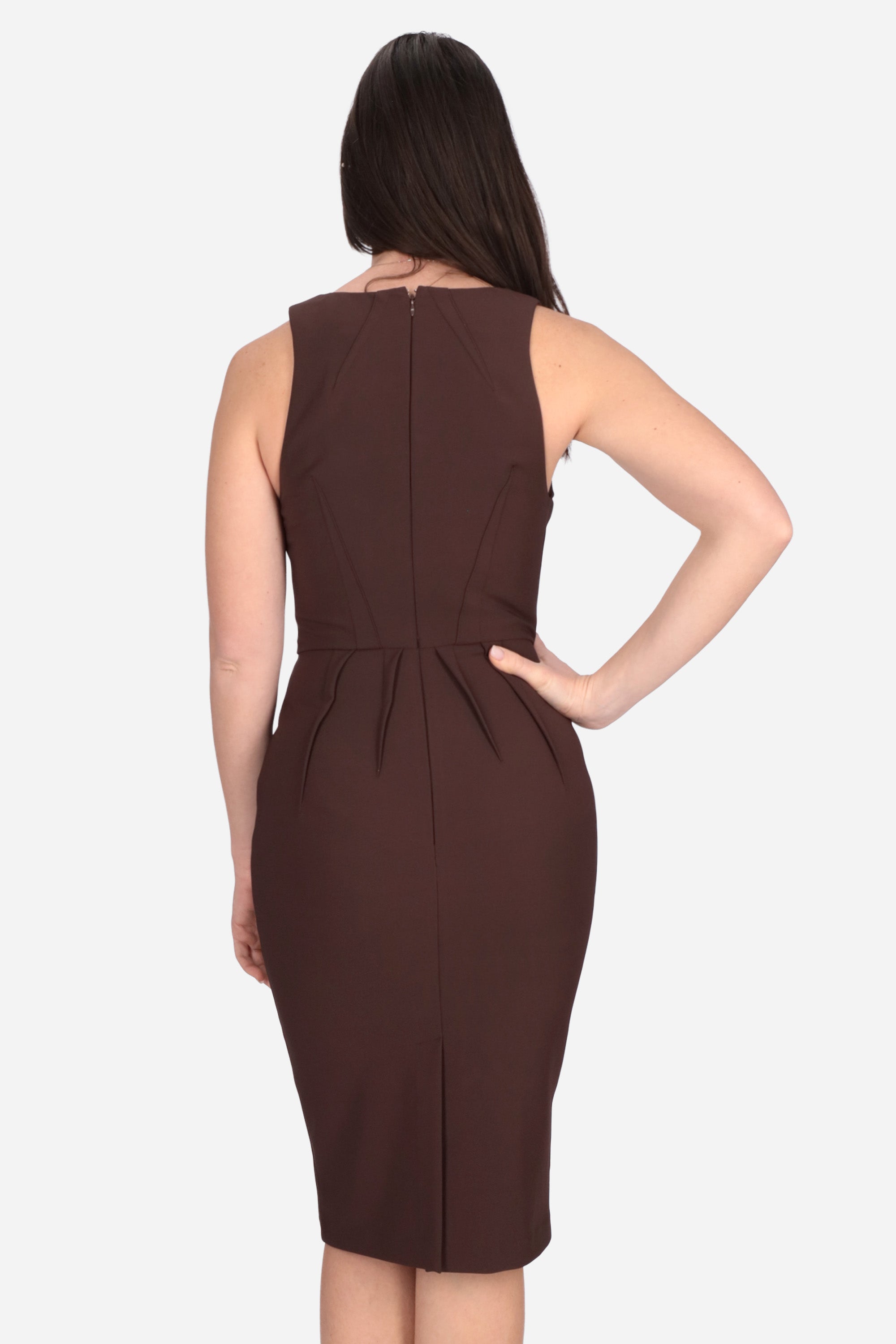MARRONE | ELISABETTA FRANCHI - D AB94162E2 Abito