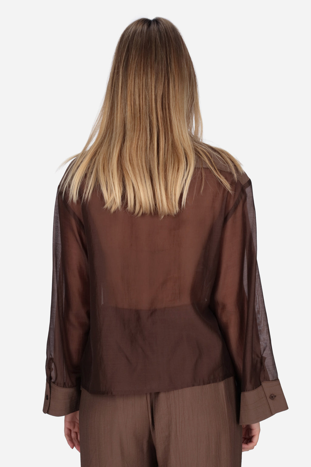 MARRONE | MADEMOISELLE DU MONDE - D MDM403 Camicia