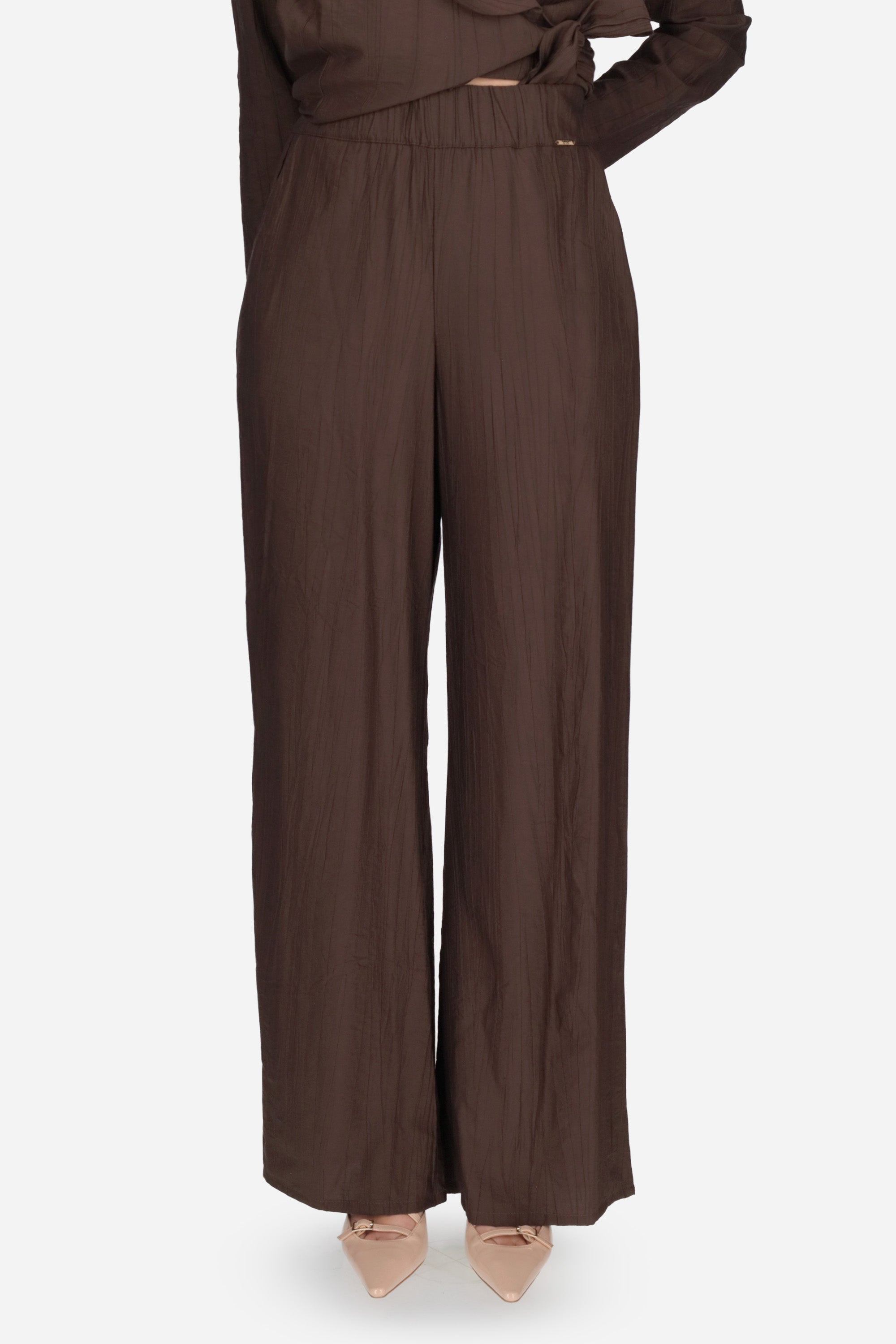 MARRONE | MADEMOISELLE DU MONDE - D MDM388 Pantalone