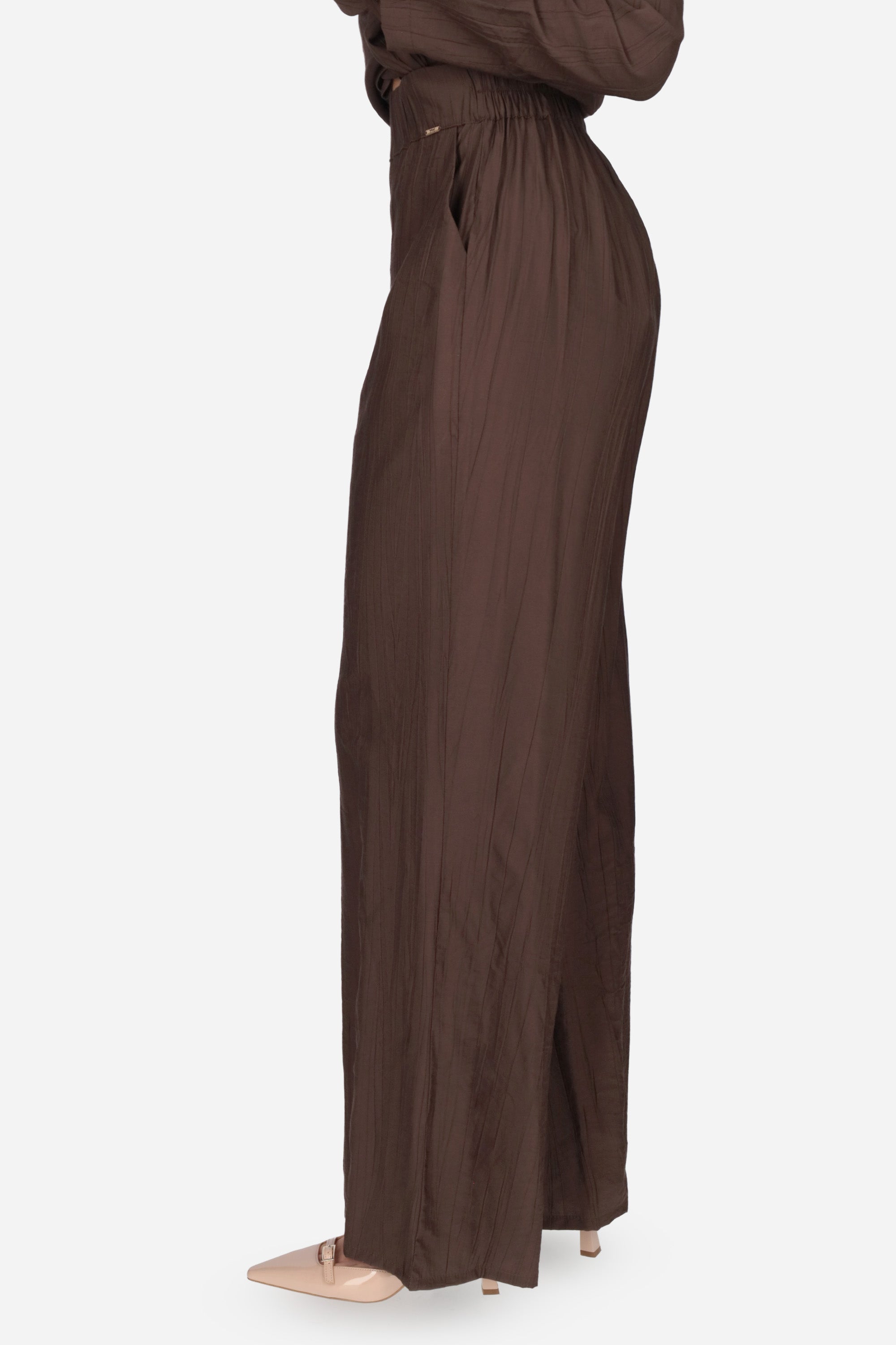MARRONE | MADEMOISELLE DU MONDE - D MDM388 Pantalone