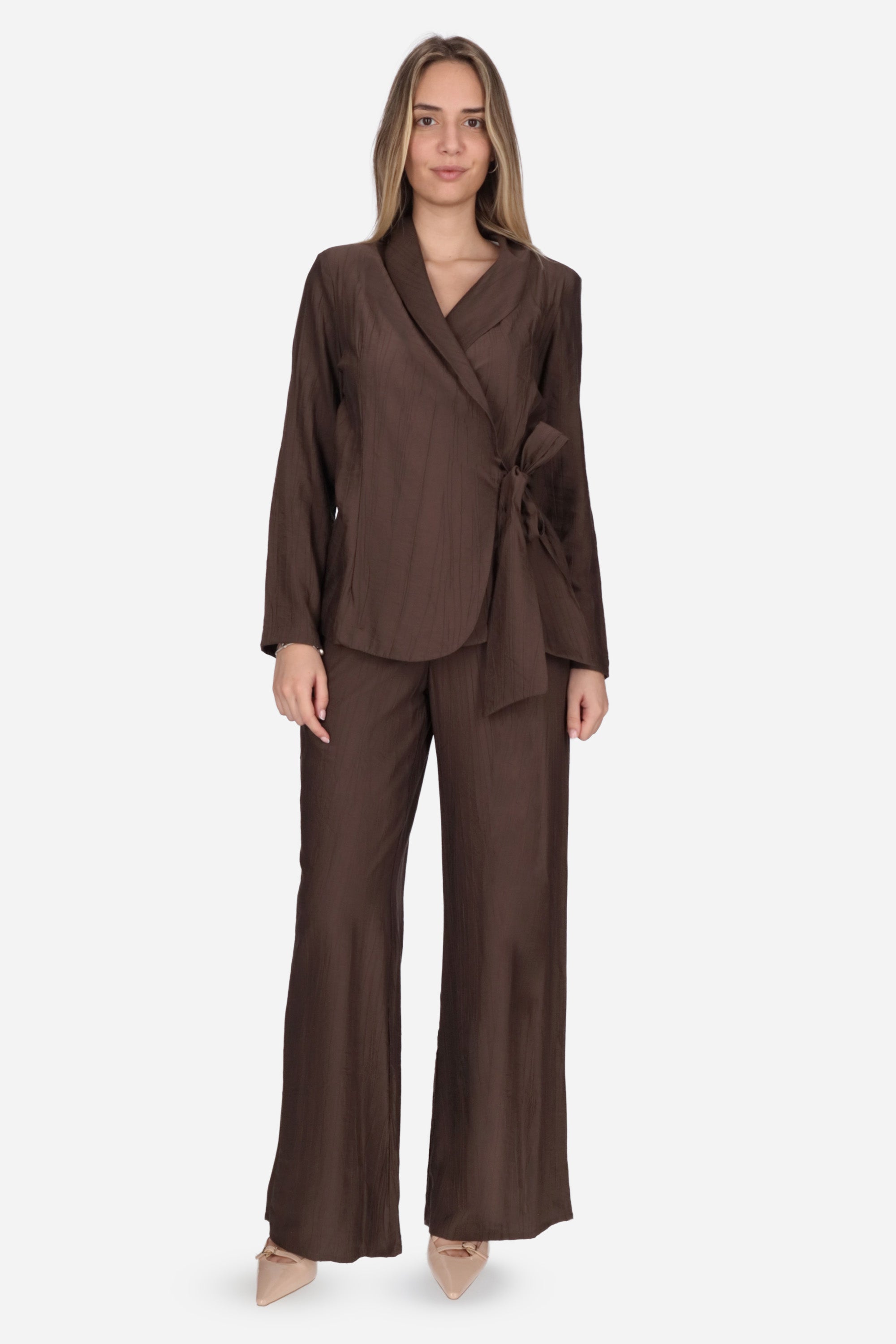 MARRONE | MADEMOISELLE DU MONDE - D MDM388 Pantalone