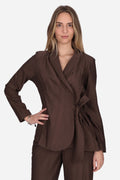 MARRONE | MADEMOISELLE DU MONDE - D MDM391 Giacca