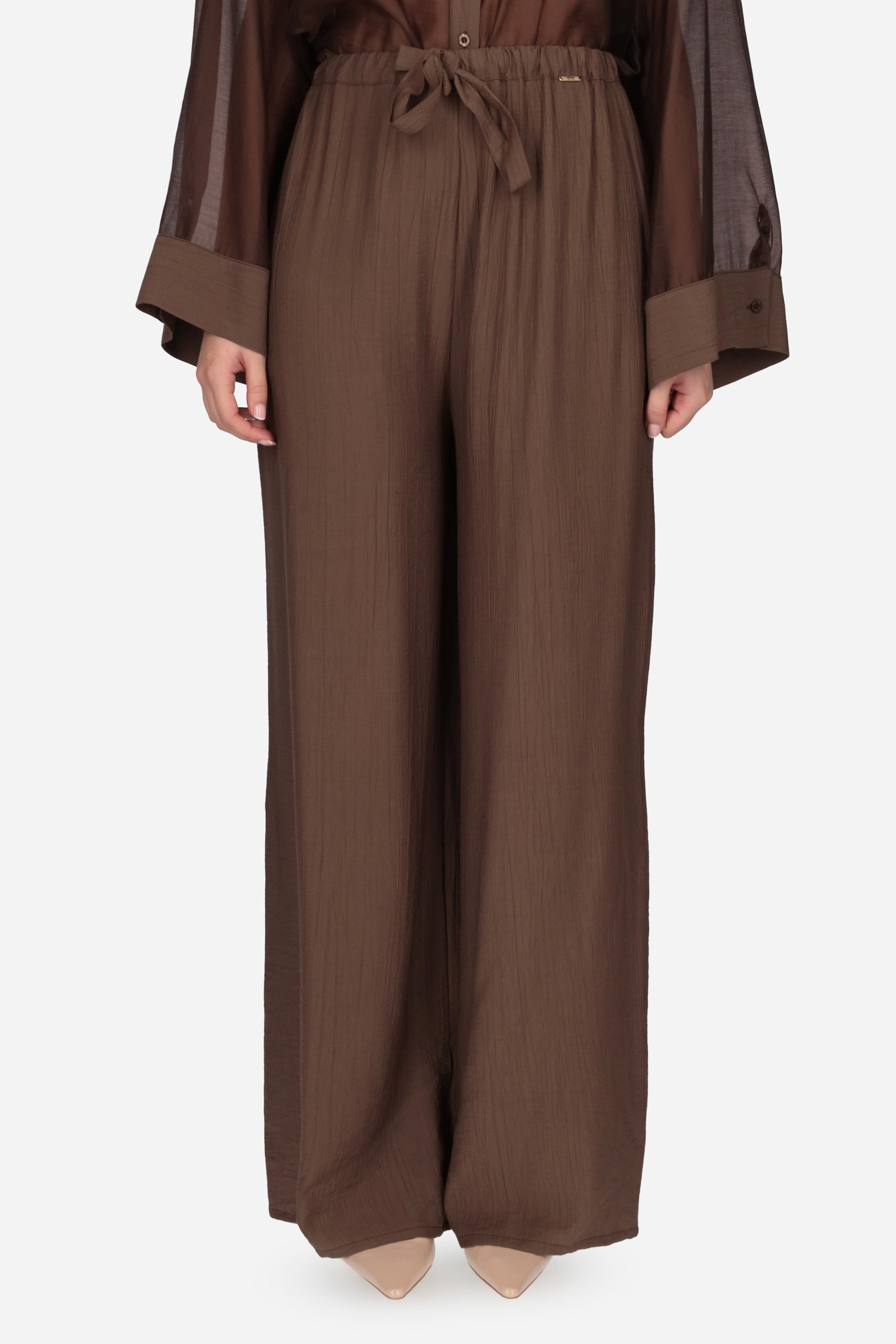 MARRONE | MADEMOISELLE DU MONDE - D MDM405 Pantalone