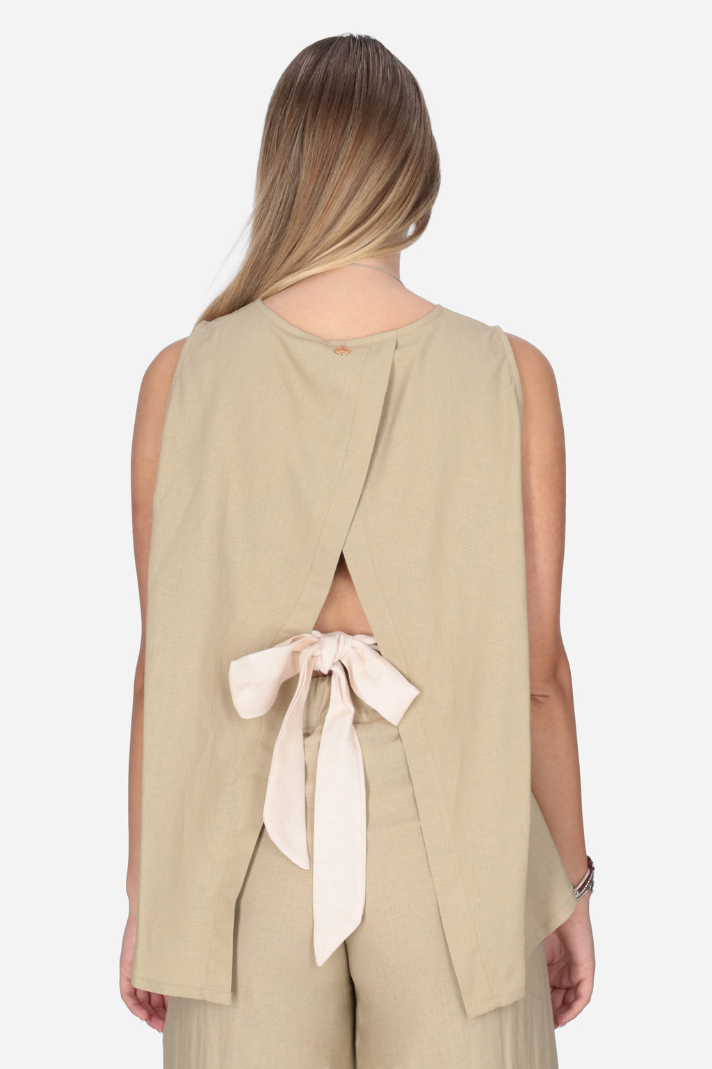 BEIGE | MADEMOISELLE DU MONDE - D MDM133 Canotta