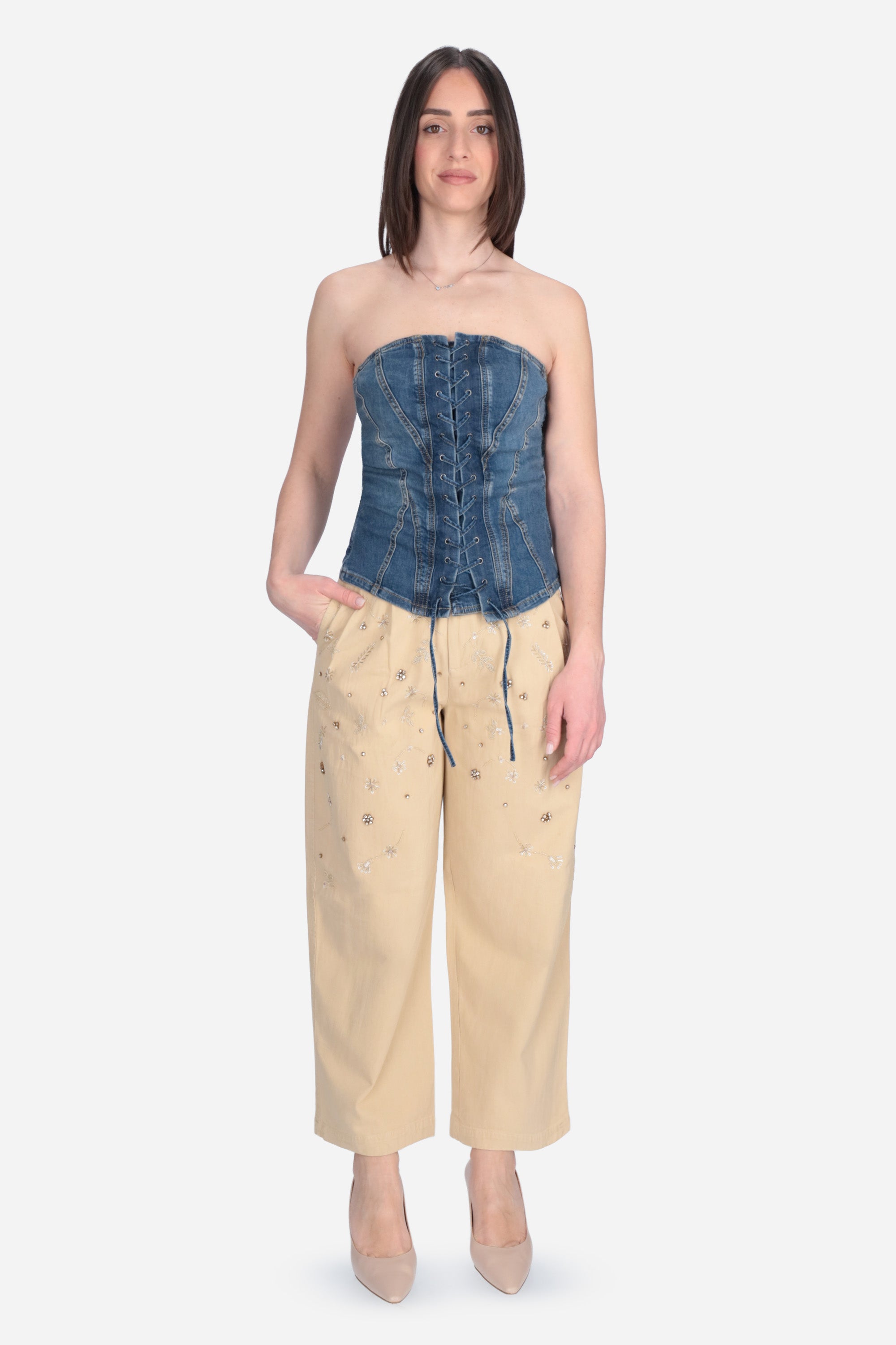 BEIGE | LIU JO - D WA6478T433A Pantalone