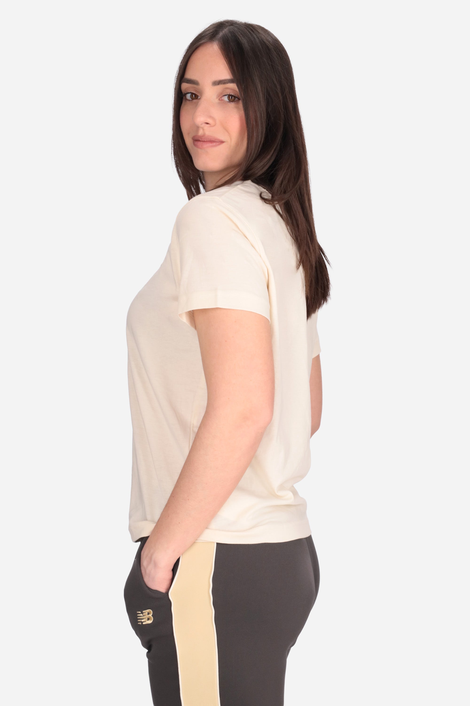 BEIGE | NEW BALANCE  - D WT41509LIN T-shirt