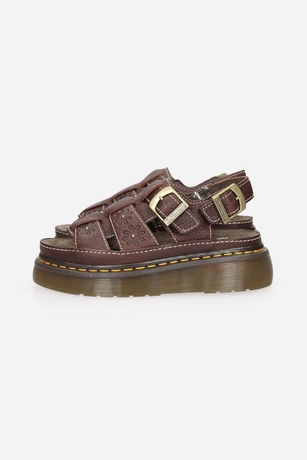 MARRONE | DR. MARTENS - D WRENLIEOPENFL Sandalo