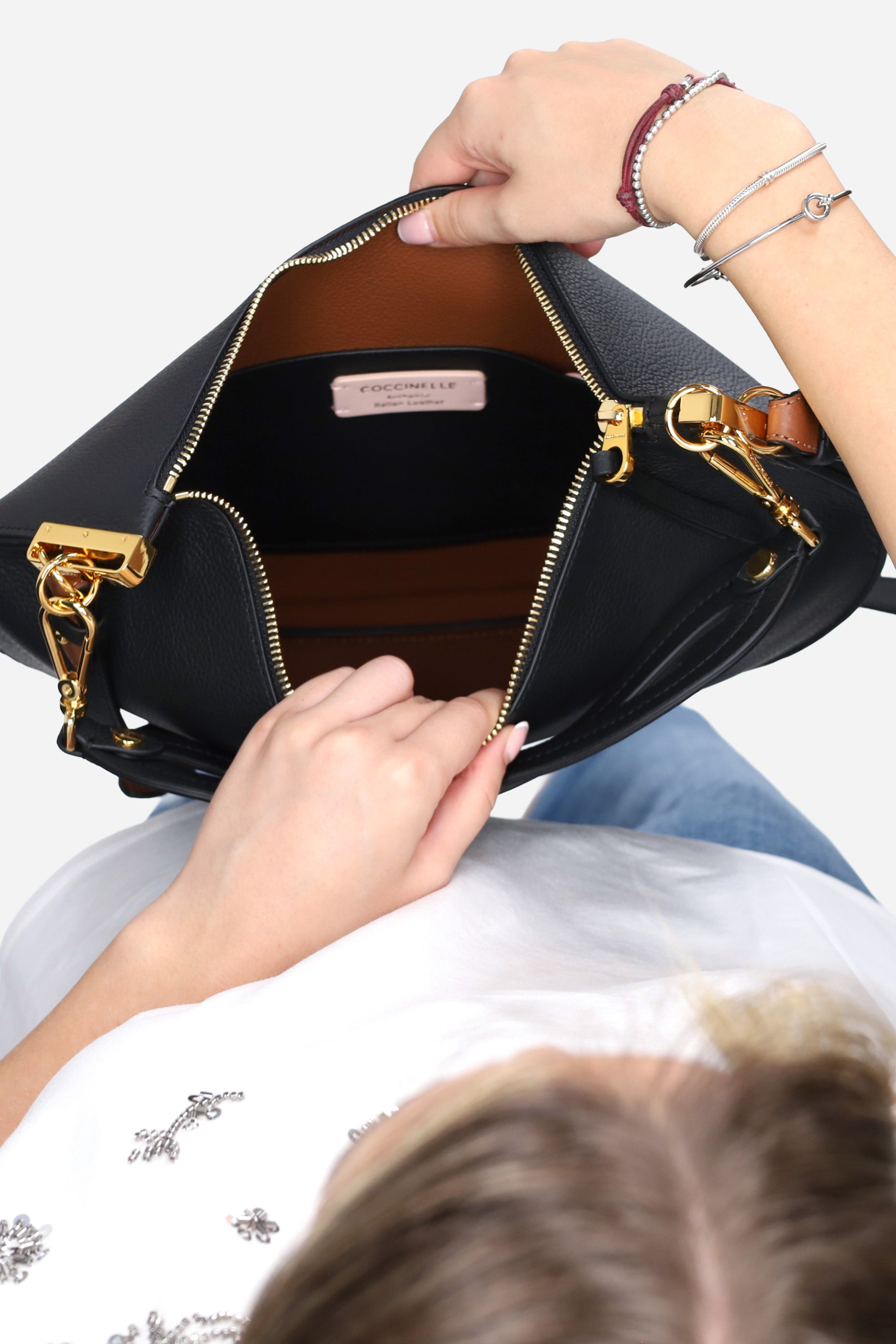 NERO | COCCINELLE - D E1QKF130101 Borsa