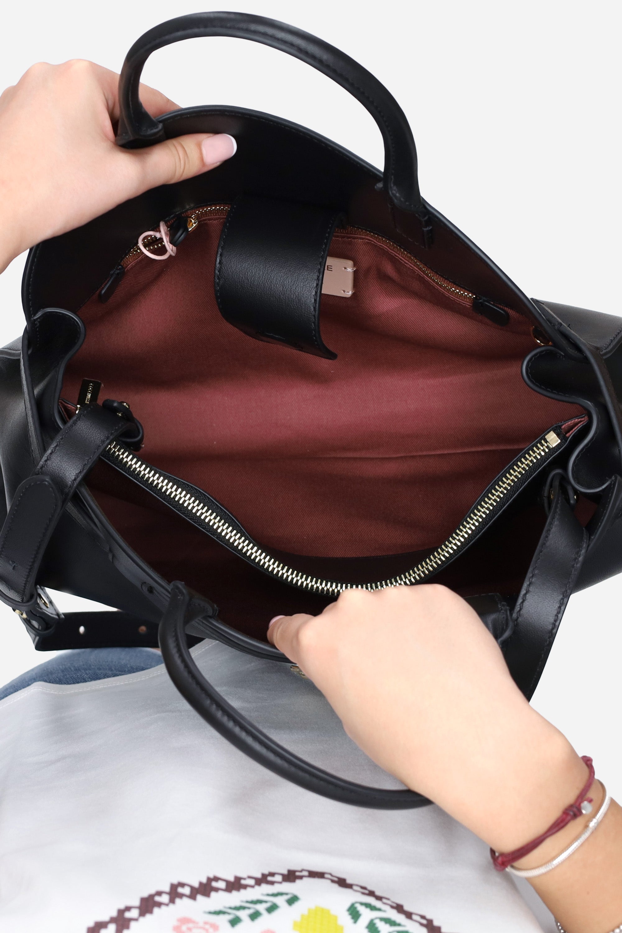 NERO | COCCINELLE - D E1TLA180401 Borsa