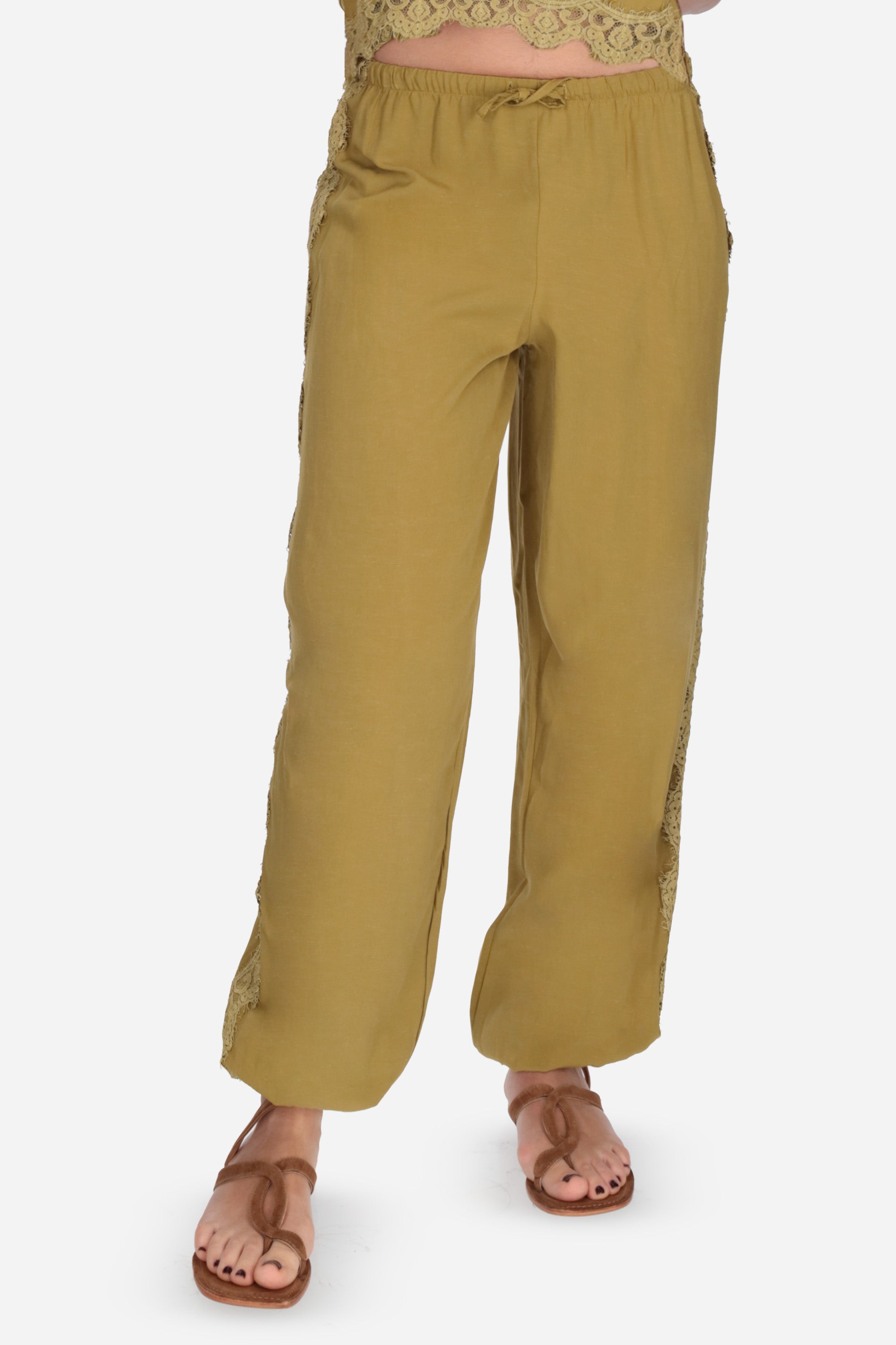 VERDE OLIVA | SAIPH - D 95212 Pantalone