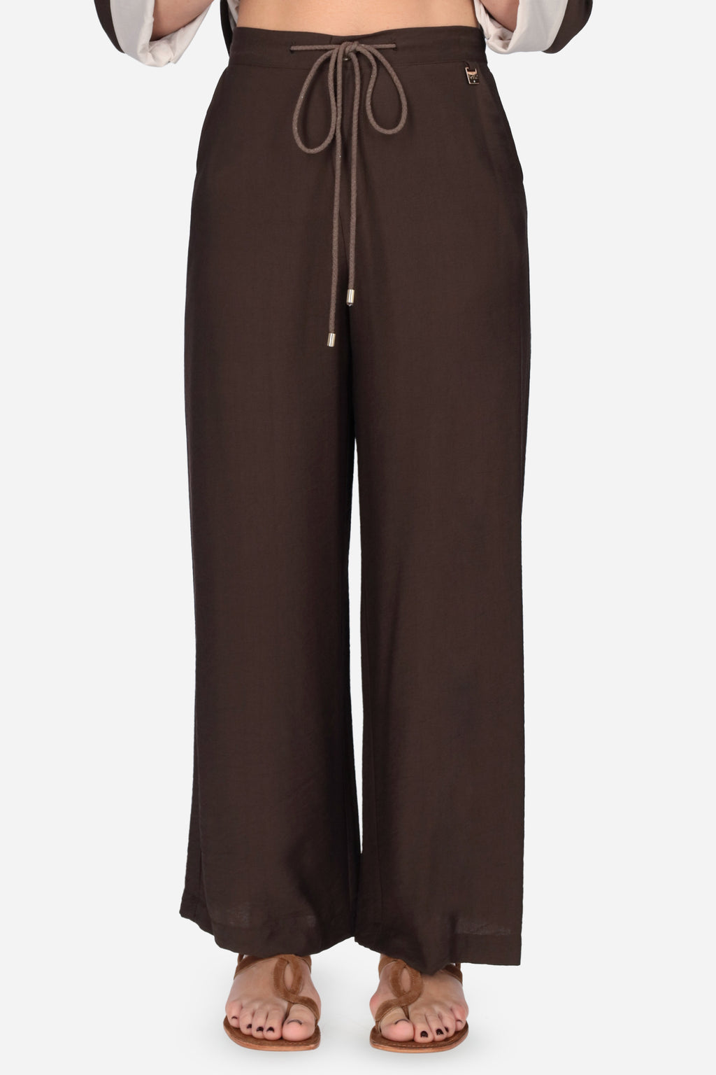 MARRONE | MADEMOISELLE DU MONDE - D MDM255 Pantalone
