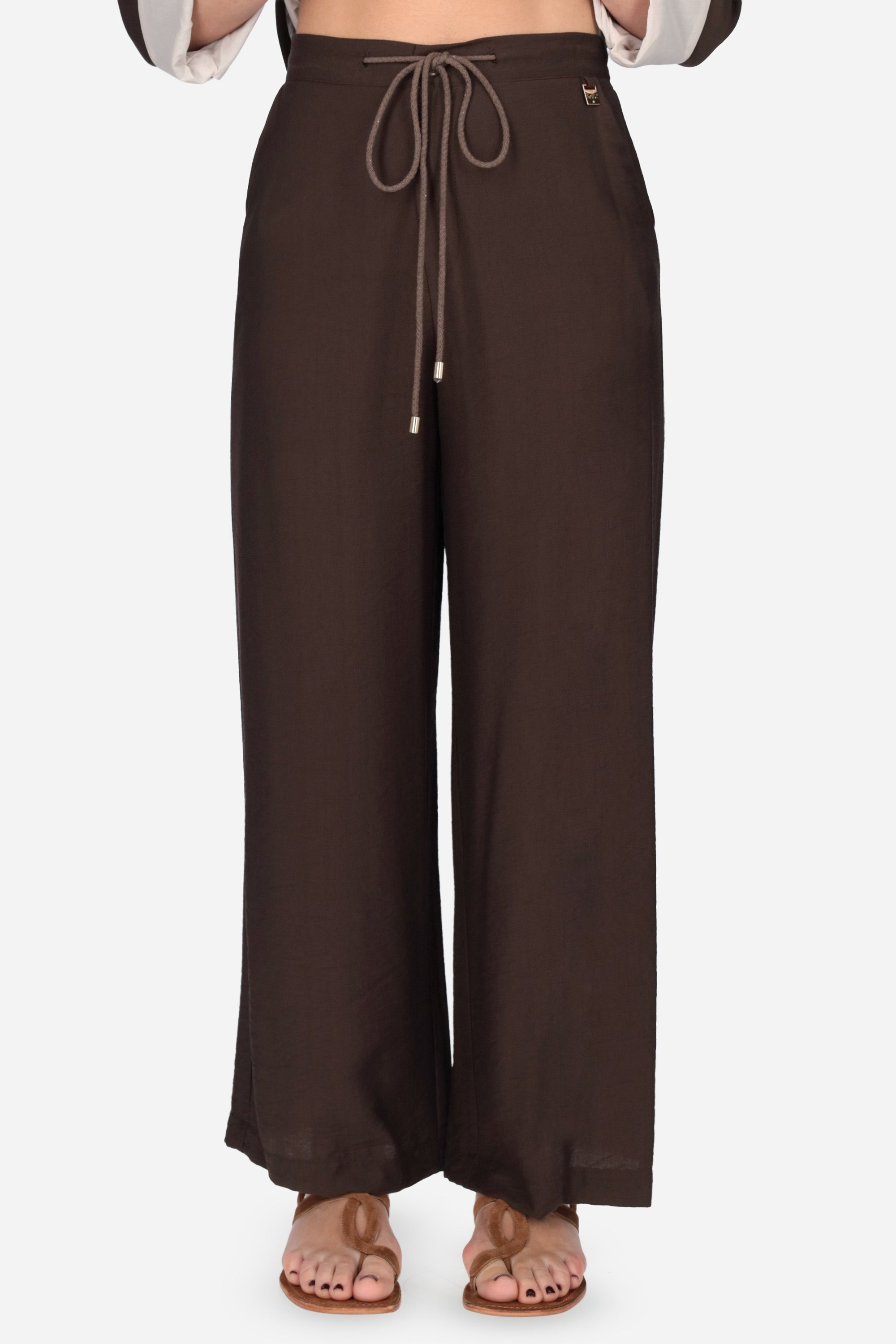 MARRONE | MADEMOISELLE DU MONDE - D MDM255 Pantalone