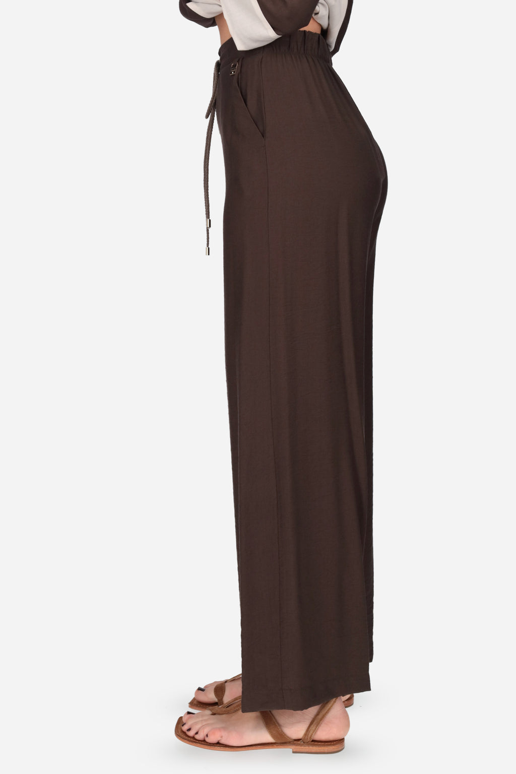 MARRONE | MADEMOISELLE DU MONDE - D MDM255 Pantalone