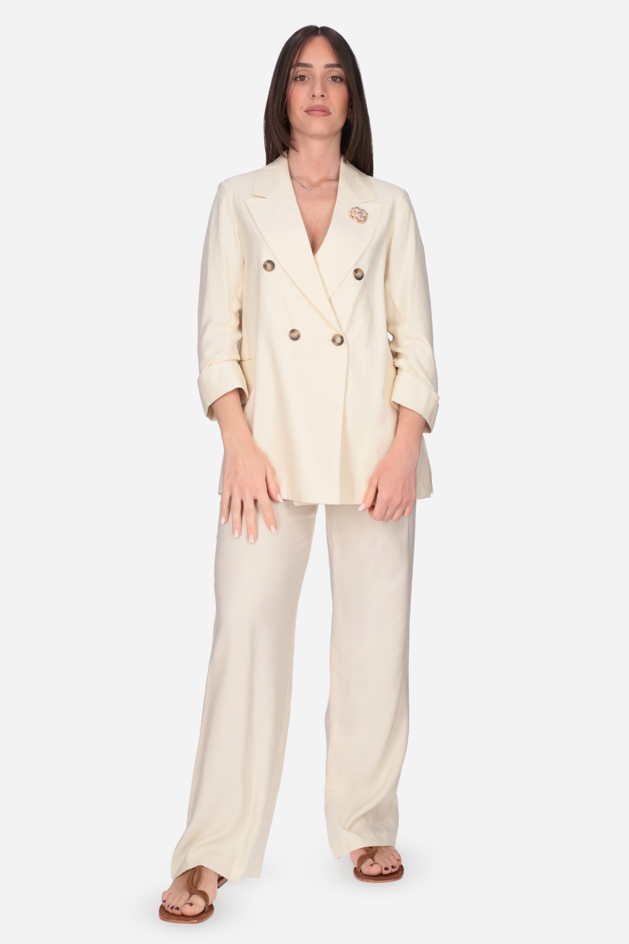 BURRO | MADEMOISELLE DU MONDE - D PA4875 Pantalone