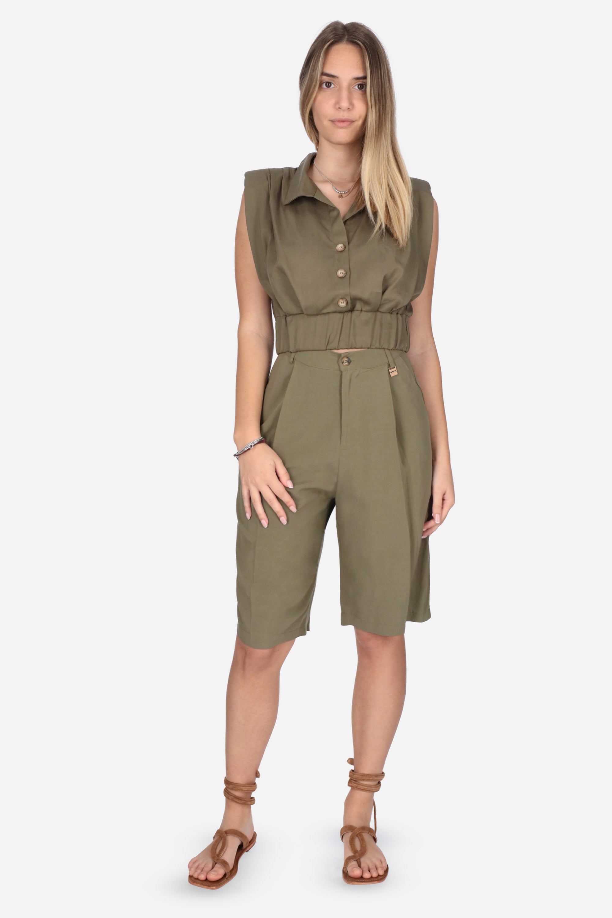 MILITARE | MADEMOISELLE DU MONDE - D MDM205 Bermuda