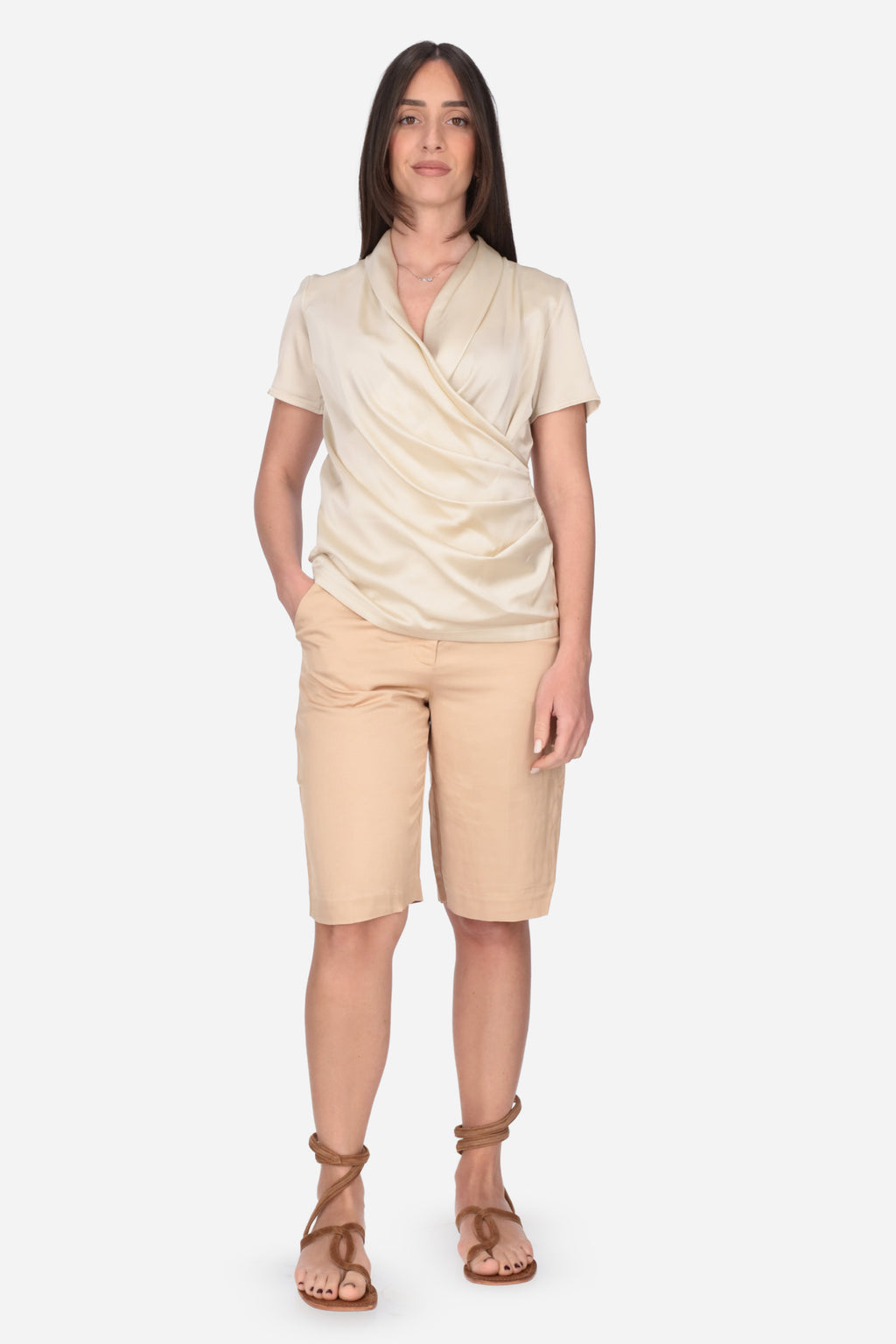 BEIGE | GUESS BY MARCIANO - D 1YGD009045Z Bermuda
