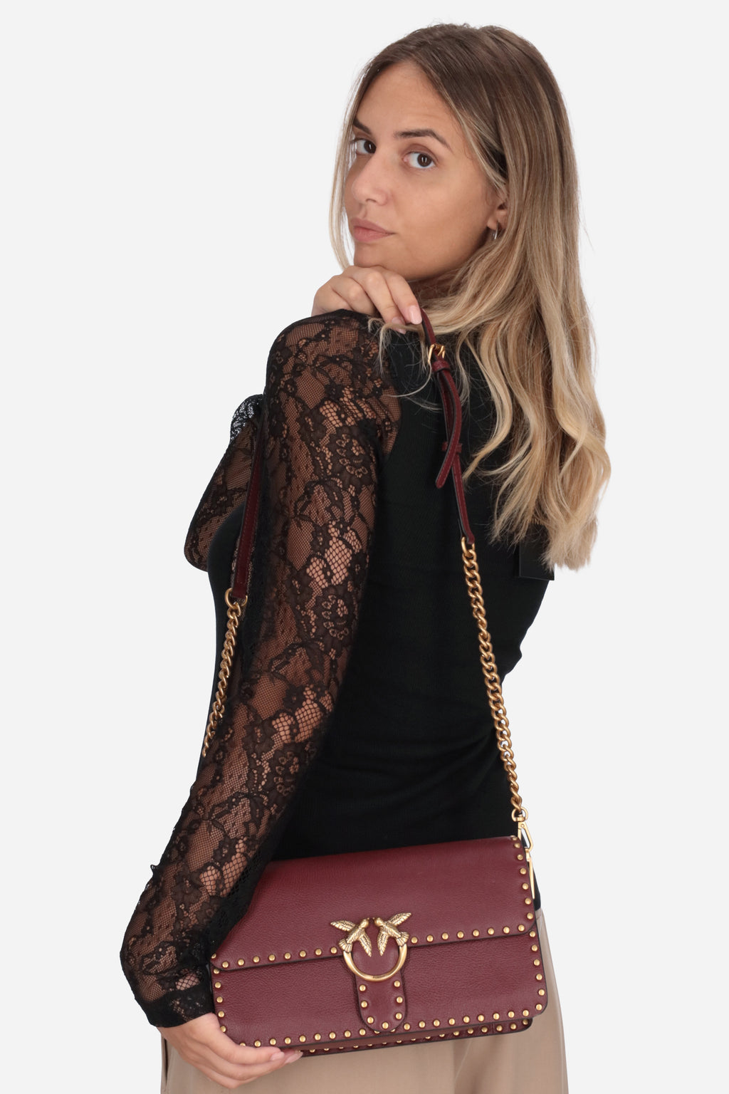 BORDEAUX | PINKO - D 107664A2JG Borsa