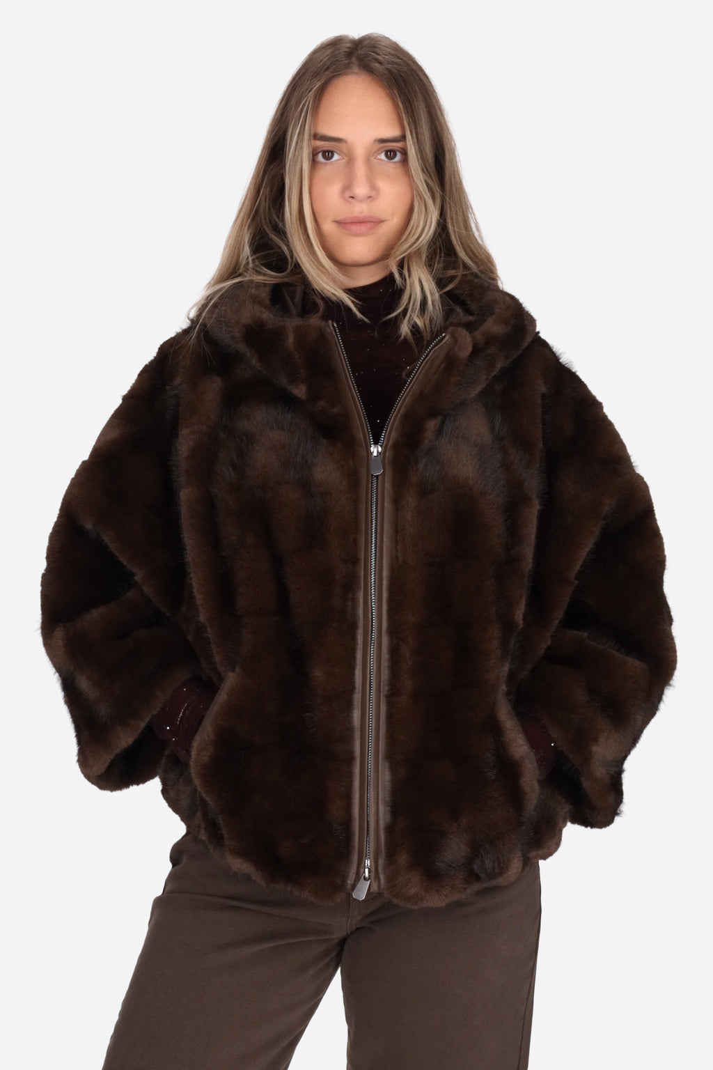 MARRONE | PINKO - D 107054A3C5 Pellicciotto