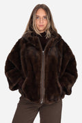 MARRONE | PINKO - D 107054A3C5 Pellicciotto