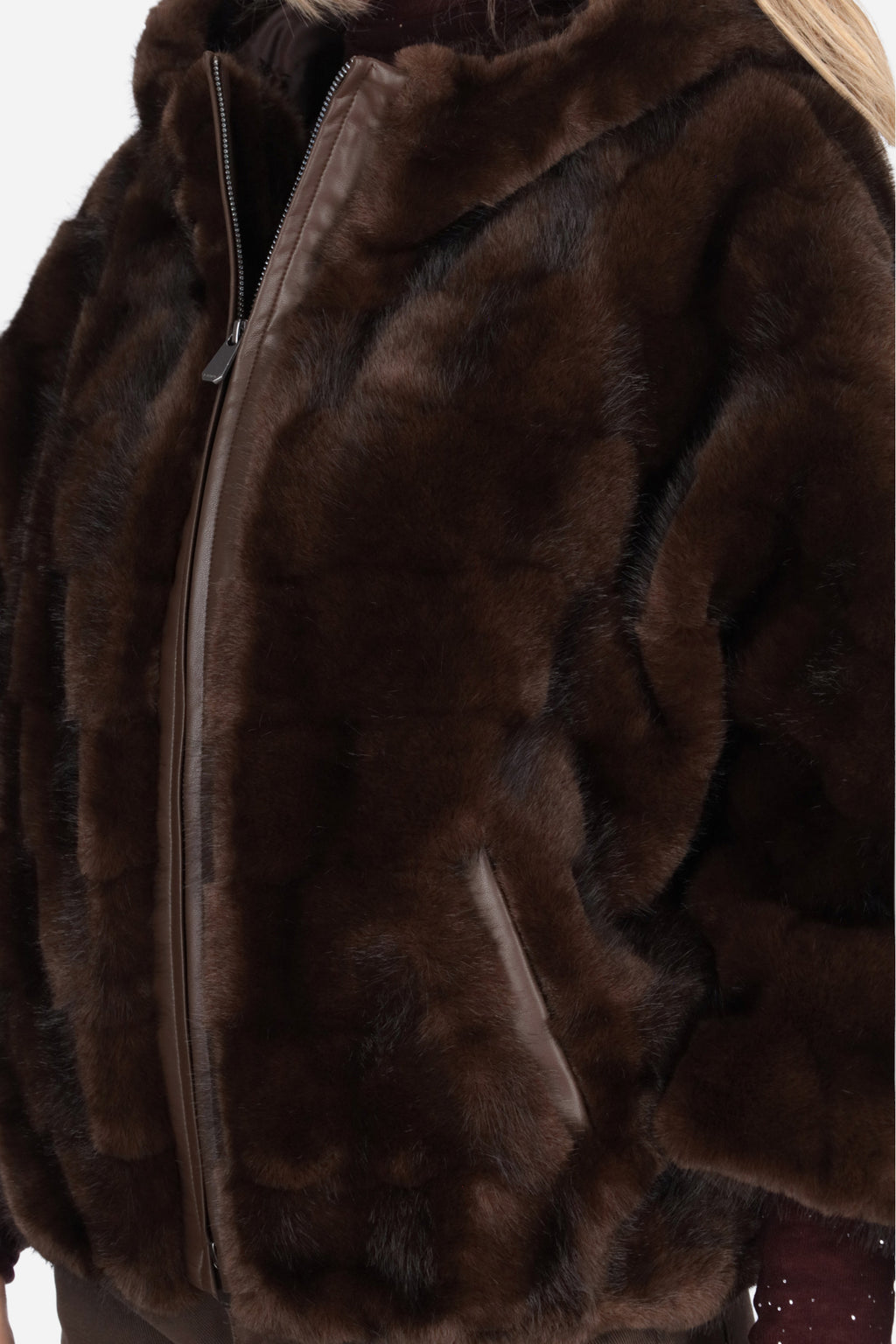 MARRONE | PINKO - D 107054A3C5 Pellicciotto