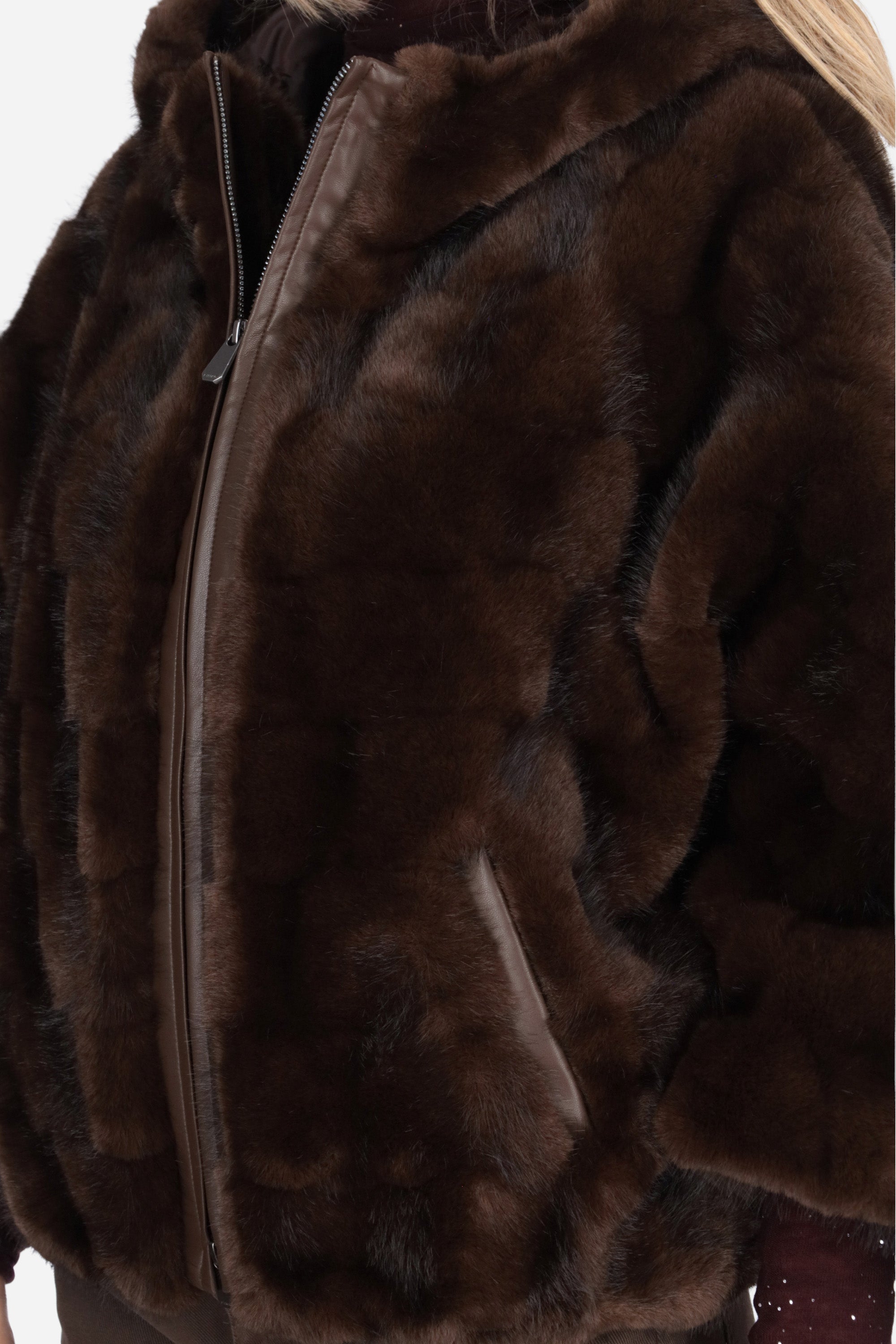 MARRONE | PINKO - D 107054A3C5 Pellicciotto