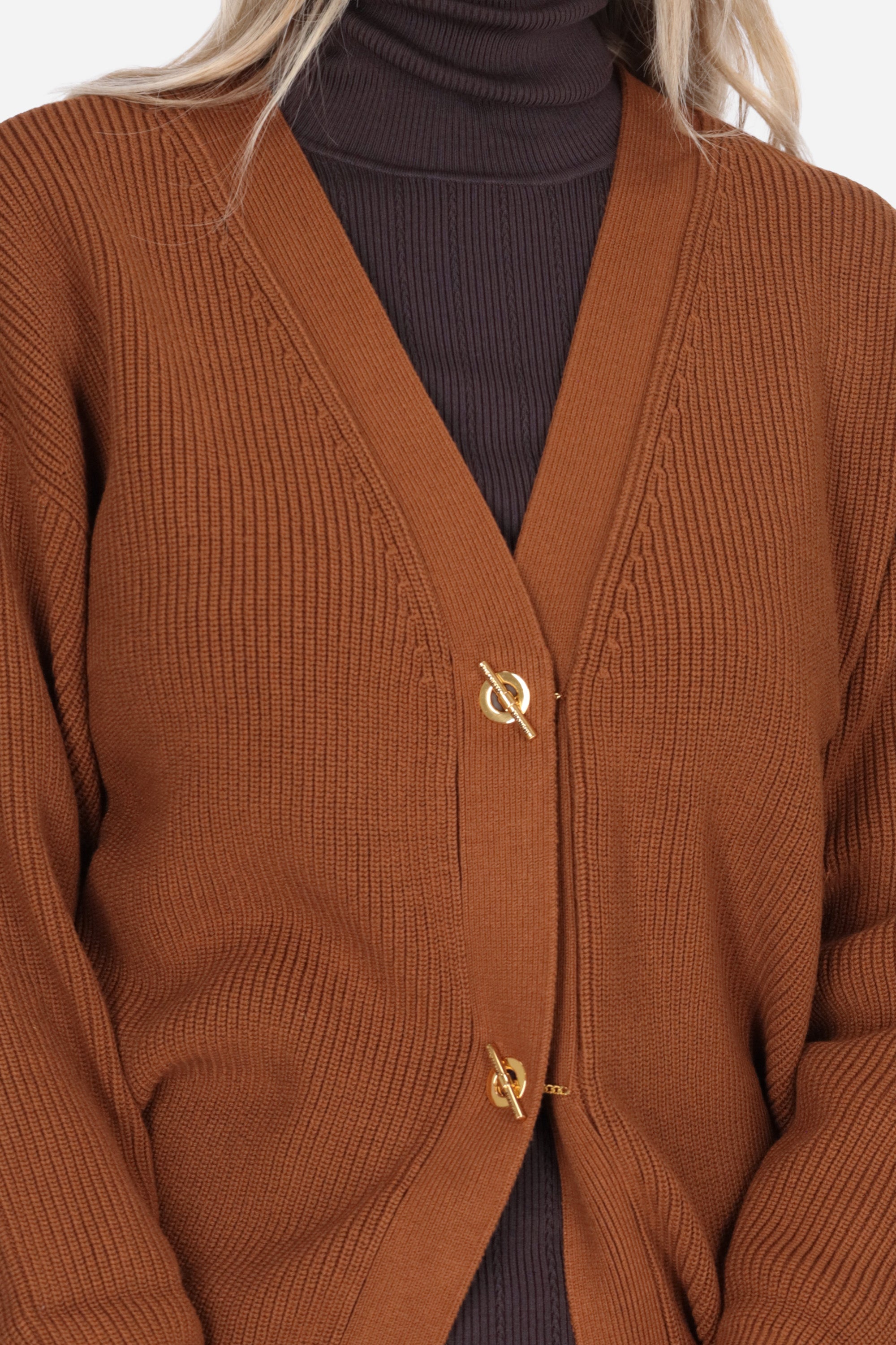 MARRONE | ELISABETTA FRANCHI - D MK01S66E2 Cardigan