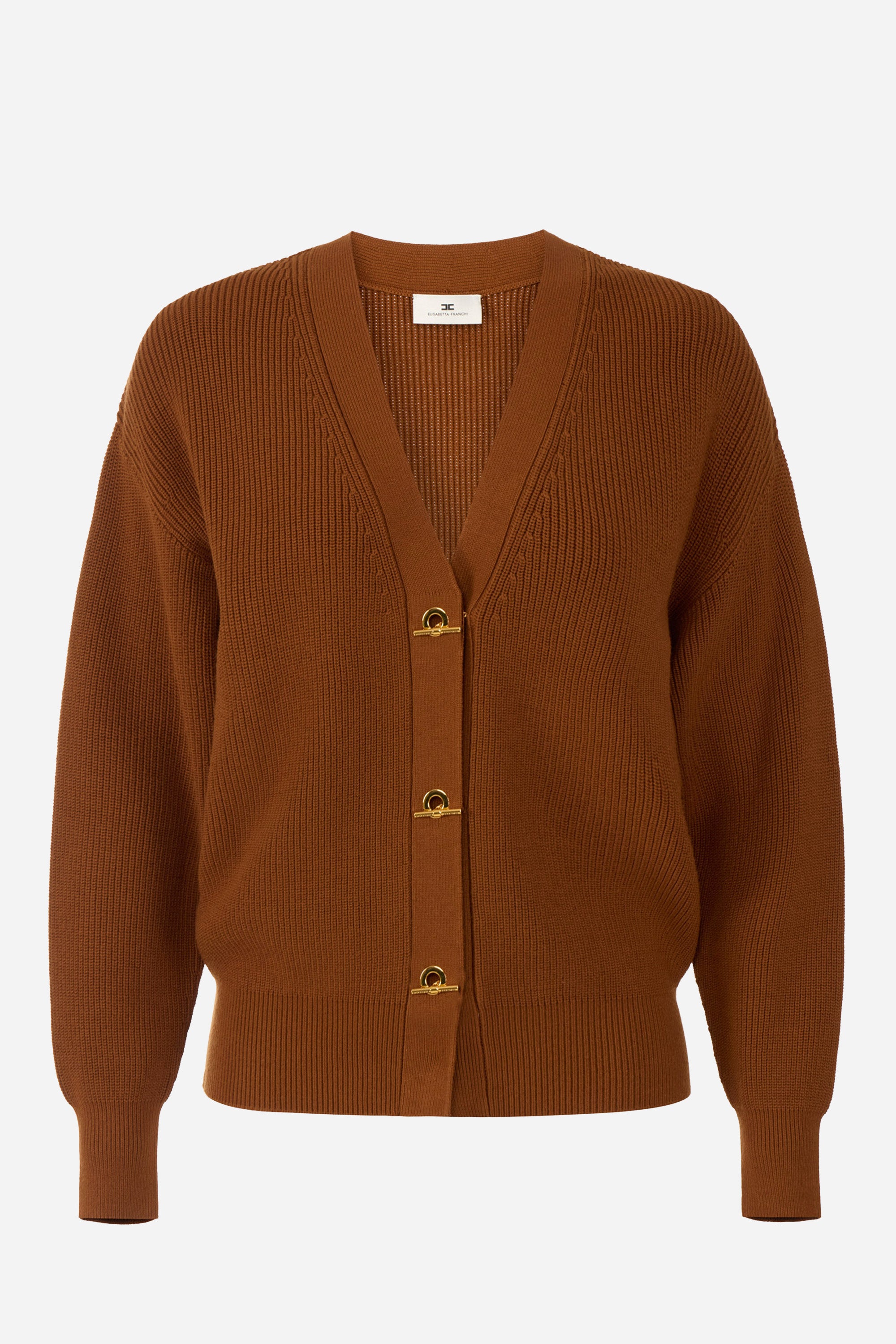 MARRONE | ELISABETTA FRANCHI - D MK01S66E2 Cardigan