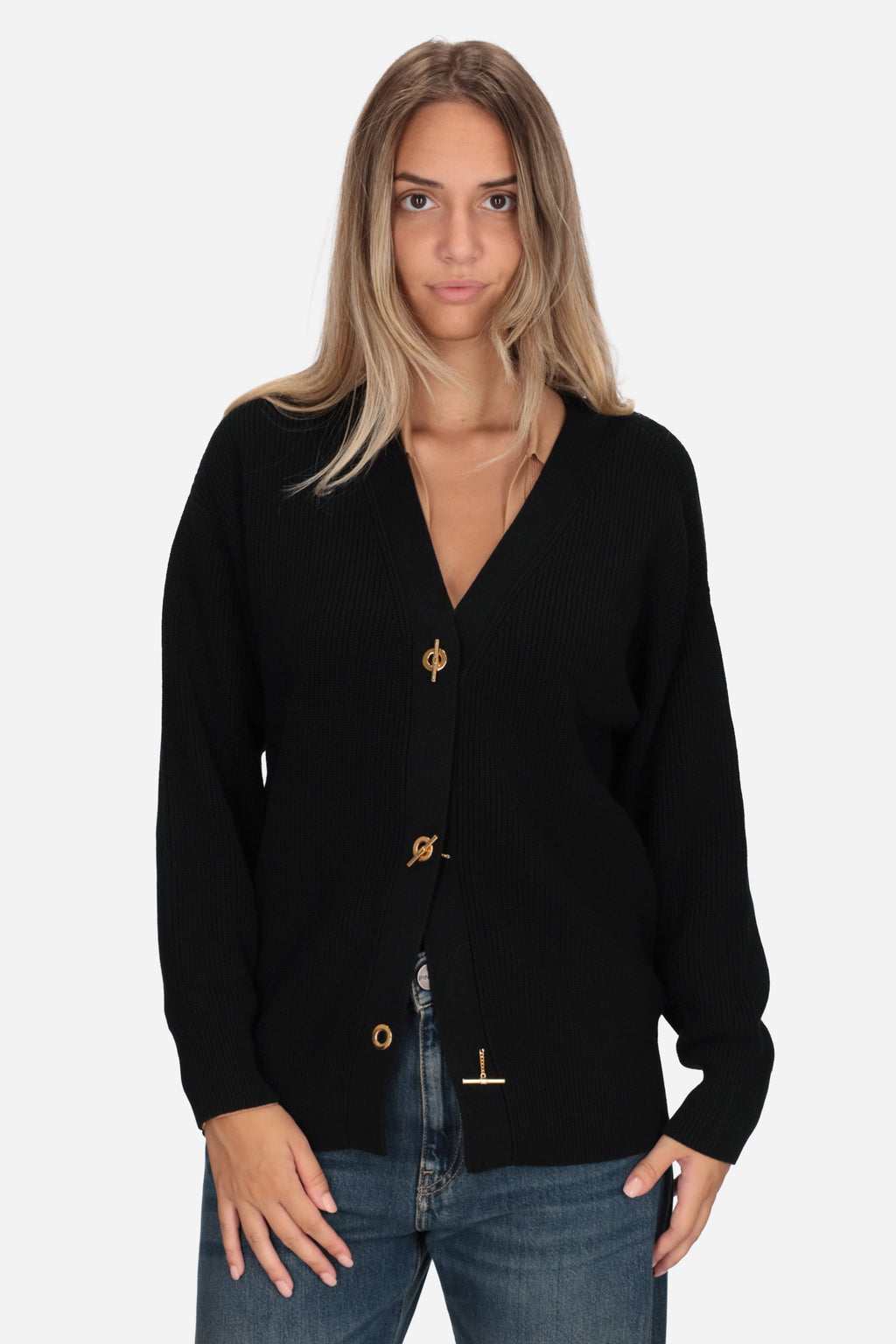 NERO | ELISABETTA FRANCHI - D MK01S66E2 Cardigan