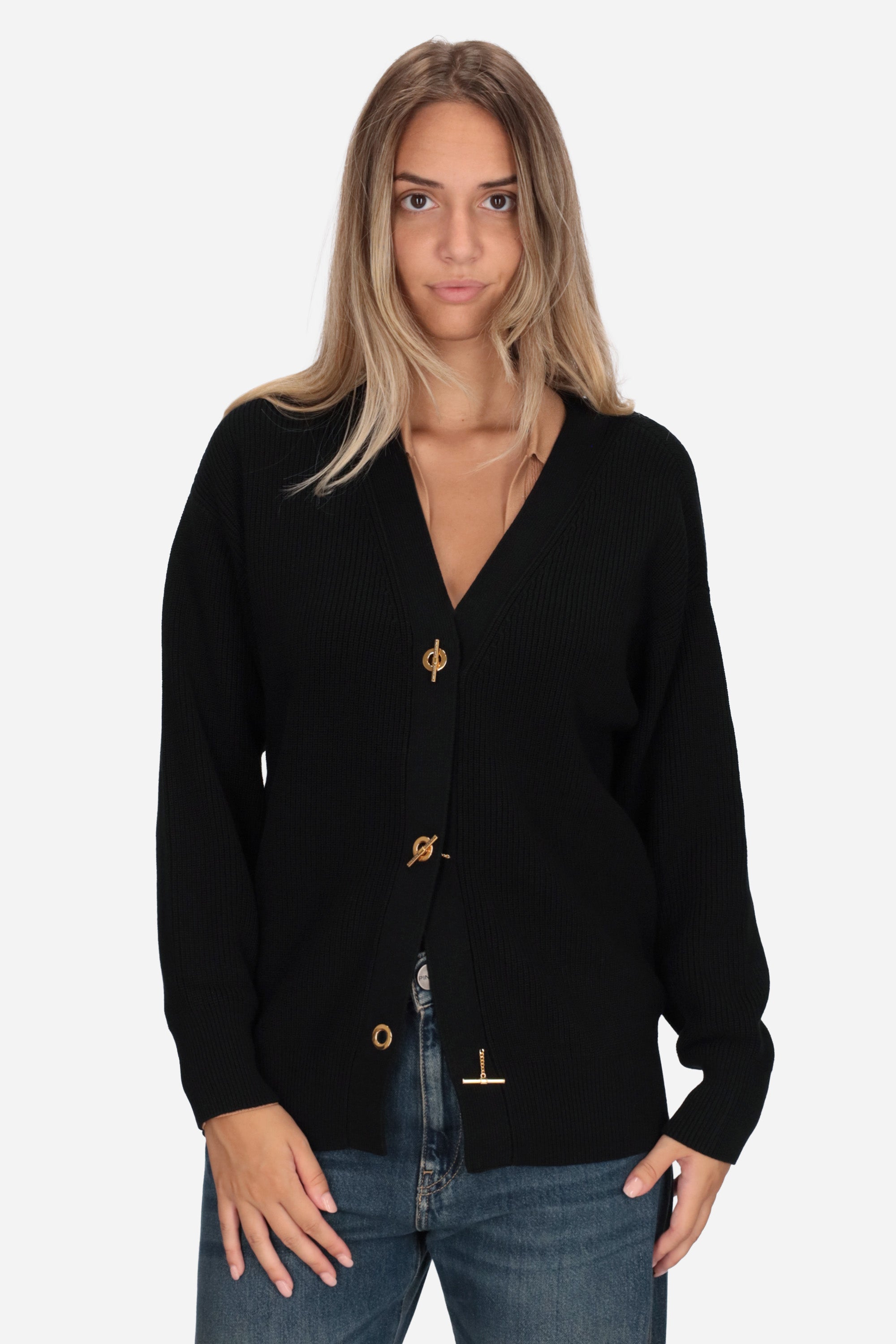 NERO | ELISABETTA FRANCHI - D MK01S66E2 Cardigan