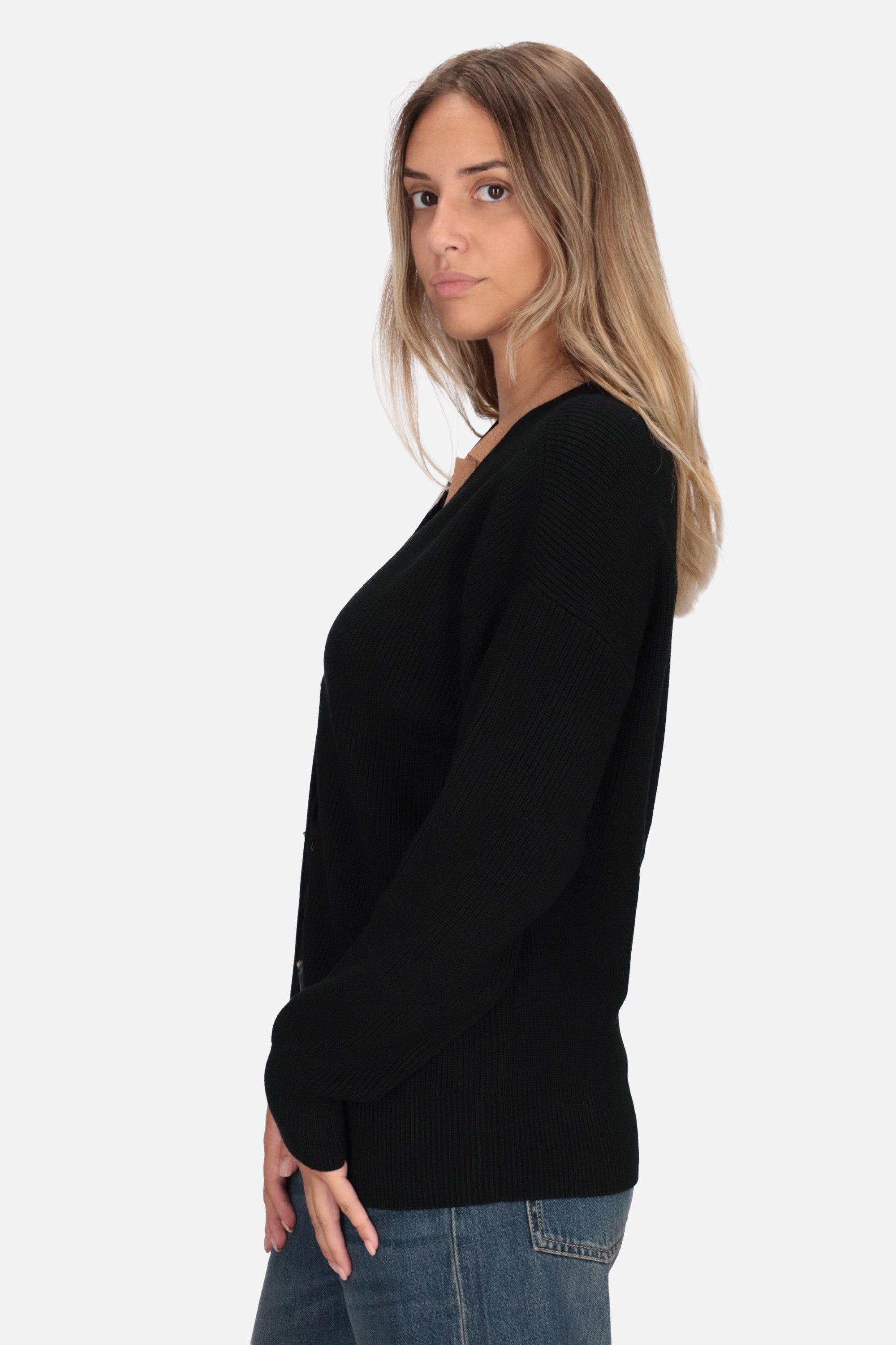 NERO | ELISABETTA FRANCHI - D MK01S66E2 Cardigan
