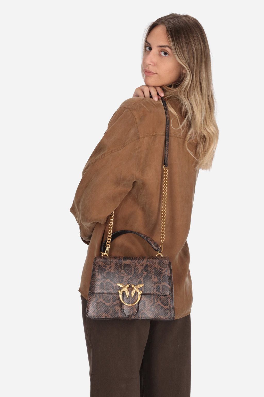 MARRONE | PINKO - D 100066A3E5 Borsa