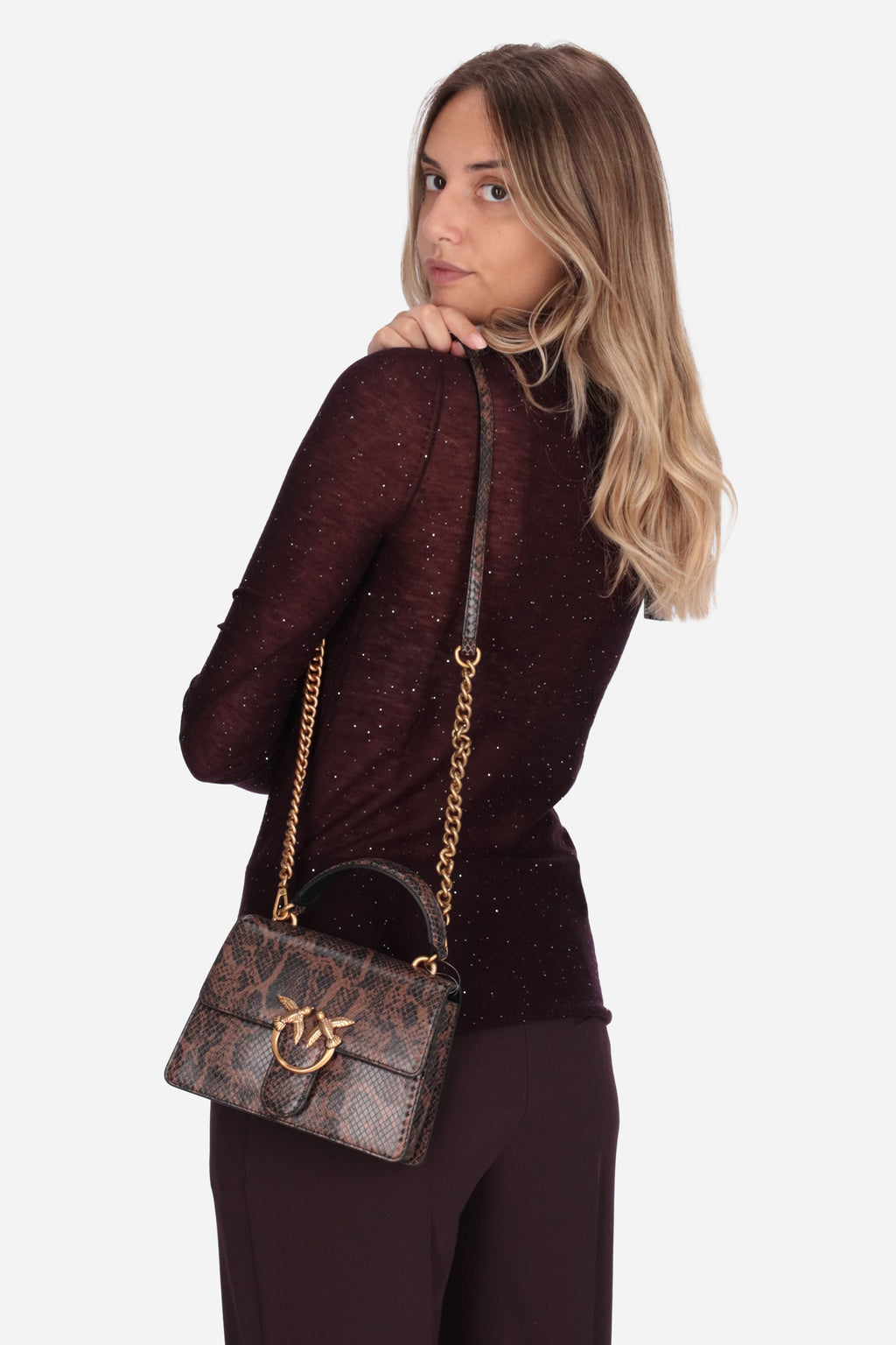 MARRONE | PINKO - D 100071A3E5 Borsa