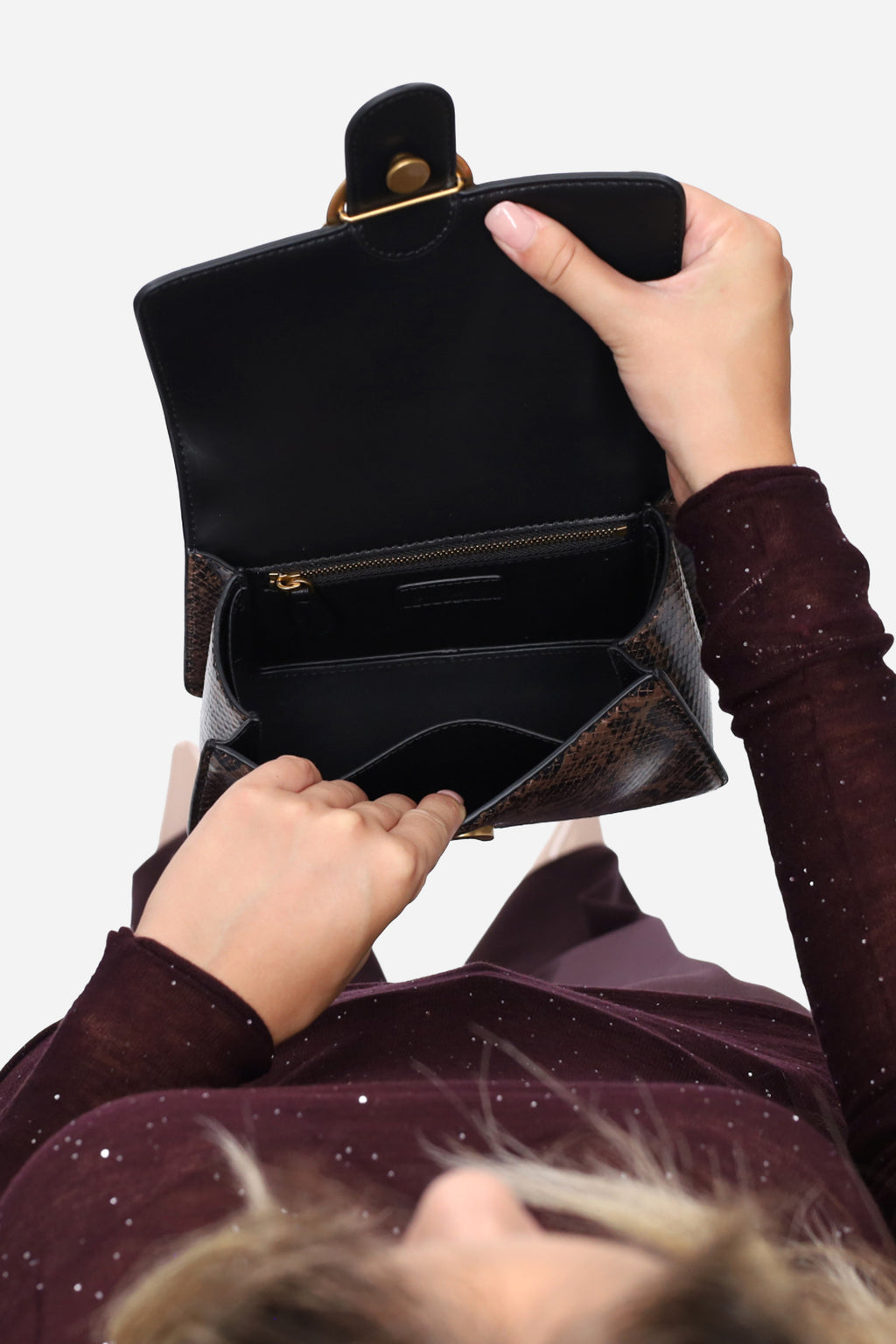 MARRONE | PINKO - D 100071A3E5 Borsa