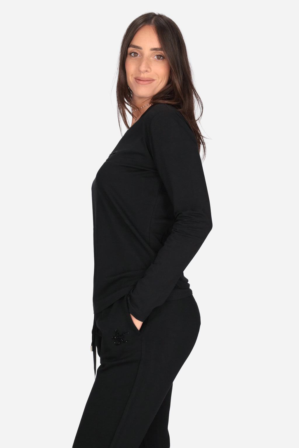 NERO | LIU JO - D TF6245JS003 T-shirt