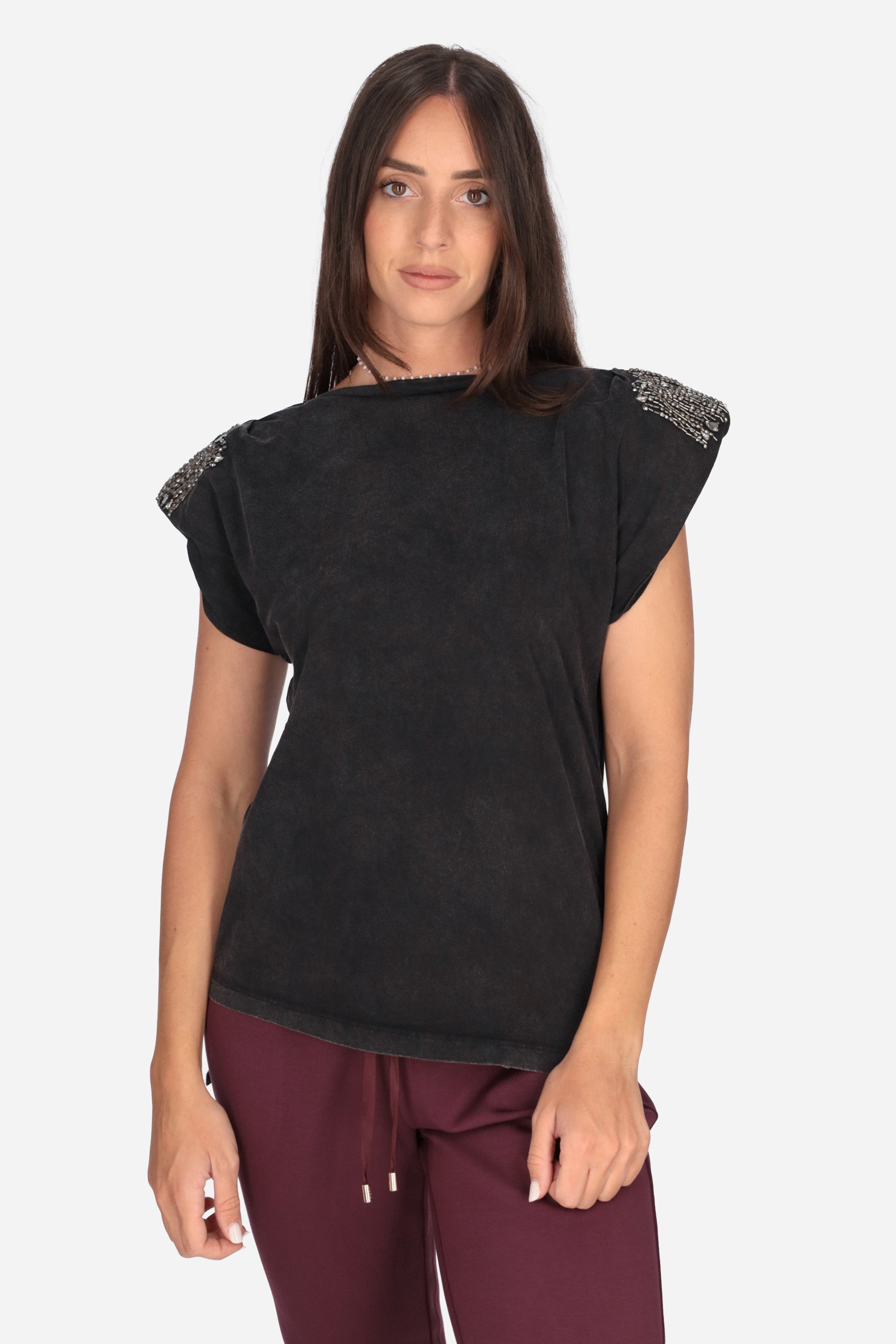ANTRACITE | LIU JO - D WF6245JS923 T-shirt